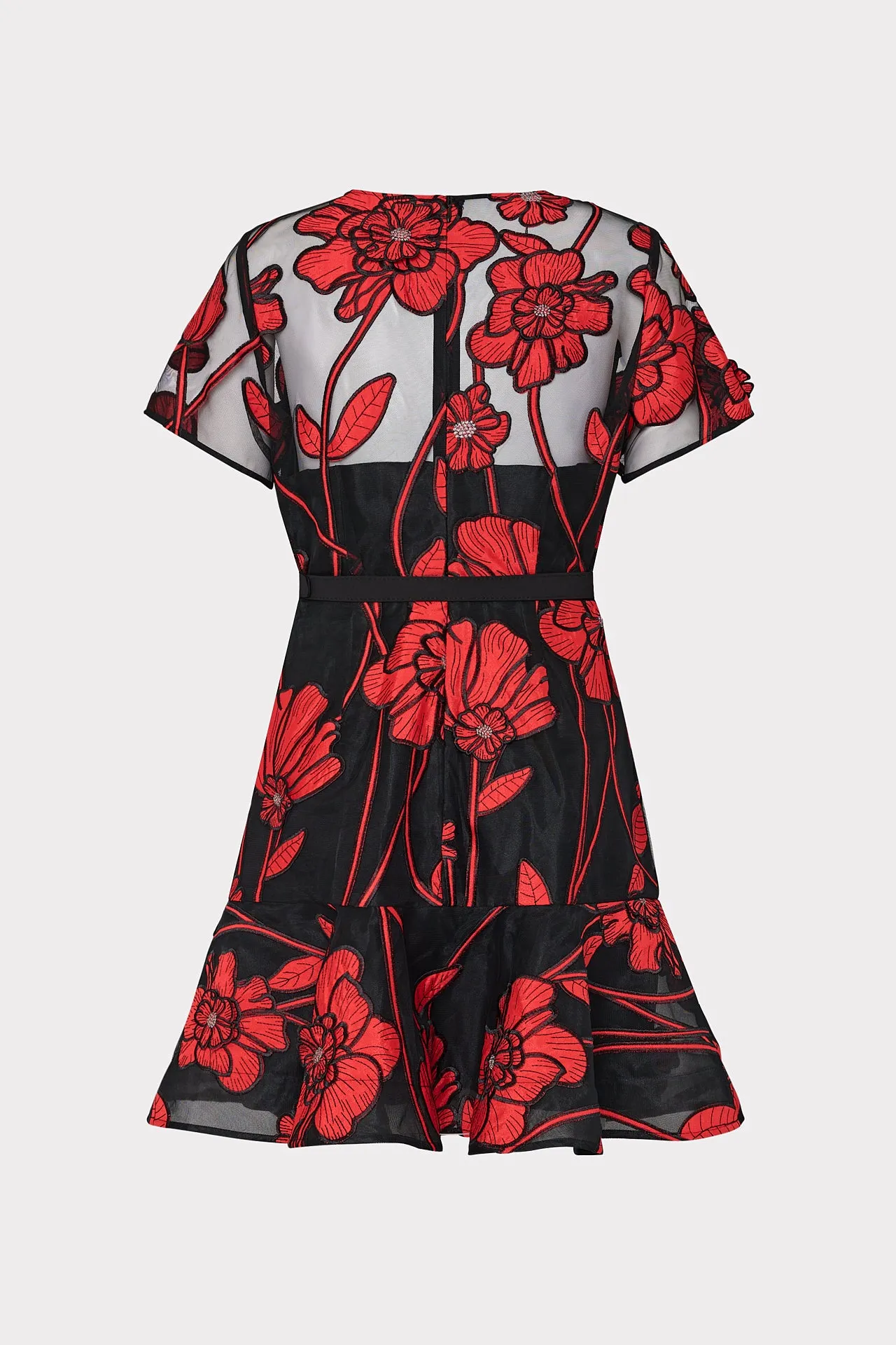 Rosie Grand Fleur Embroidered Dress sold by Milly product image thumbnail 4