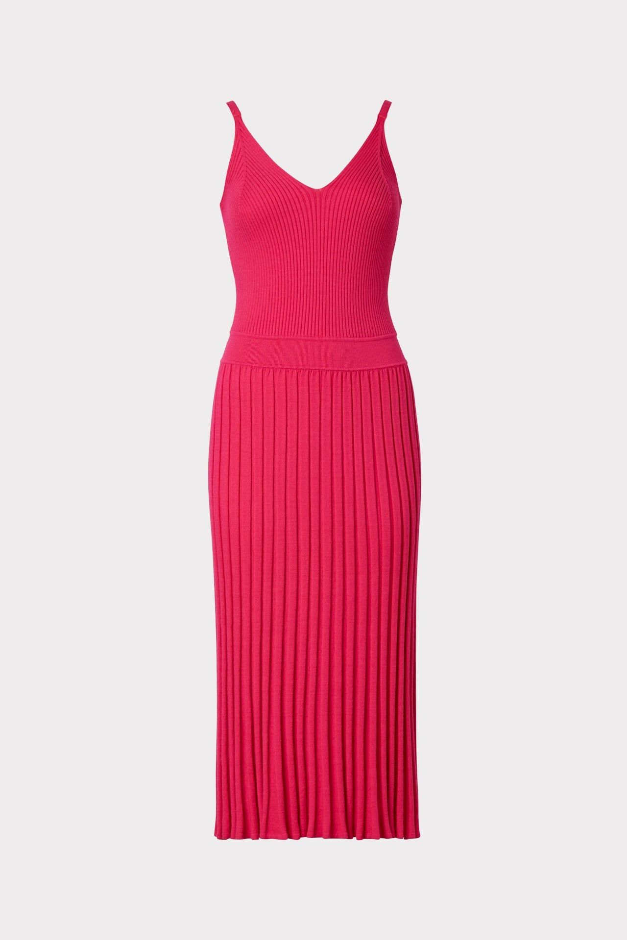Cami Top Pleated Midi Dress sold by Milly