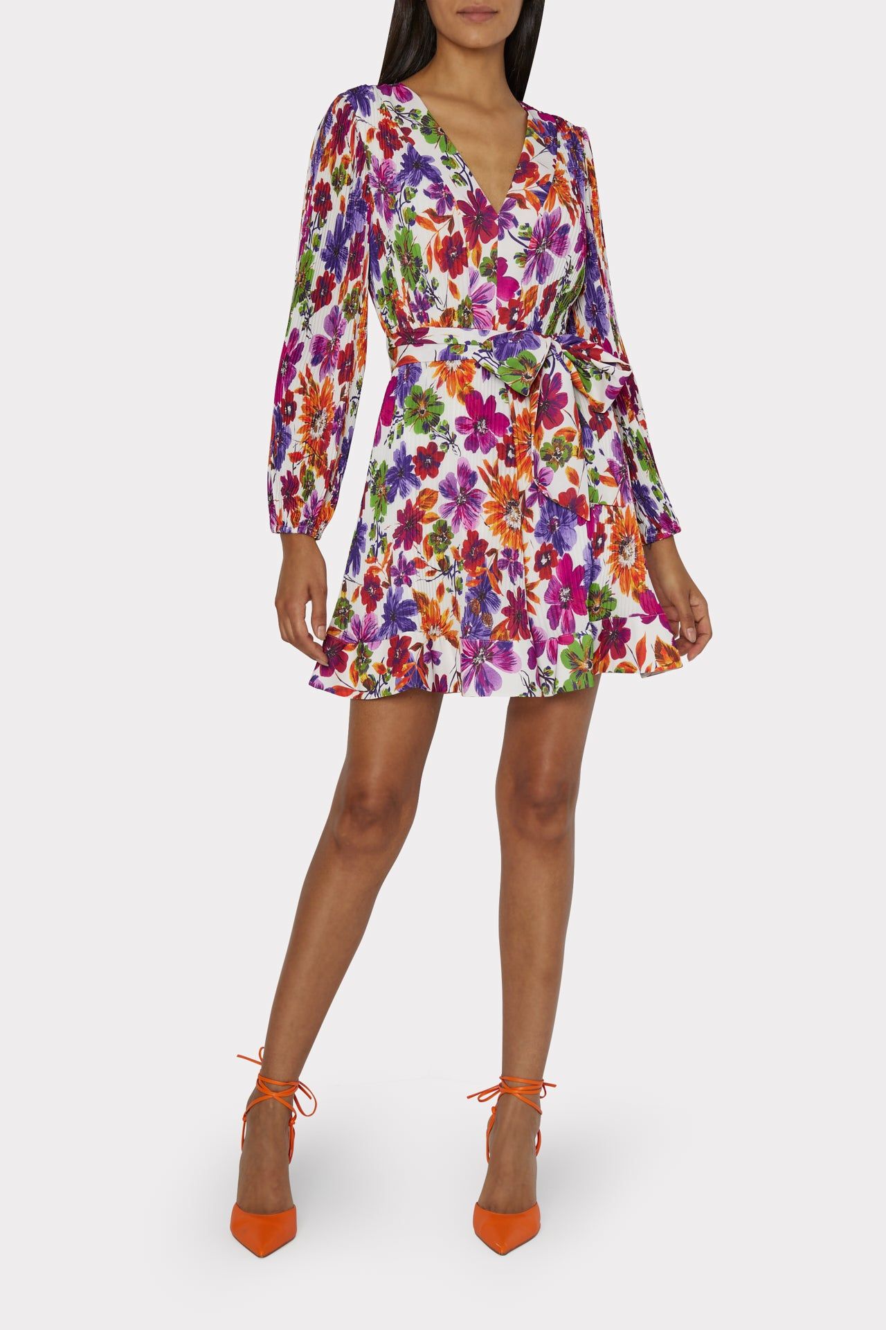 Liv Wildflower Garden Pleated Dress sold by Milly product image thumbnail 2