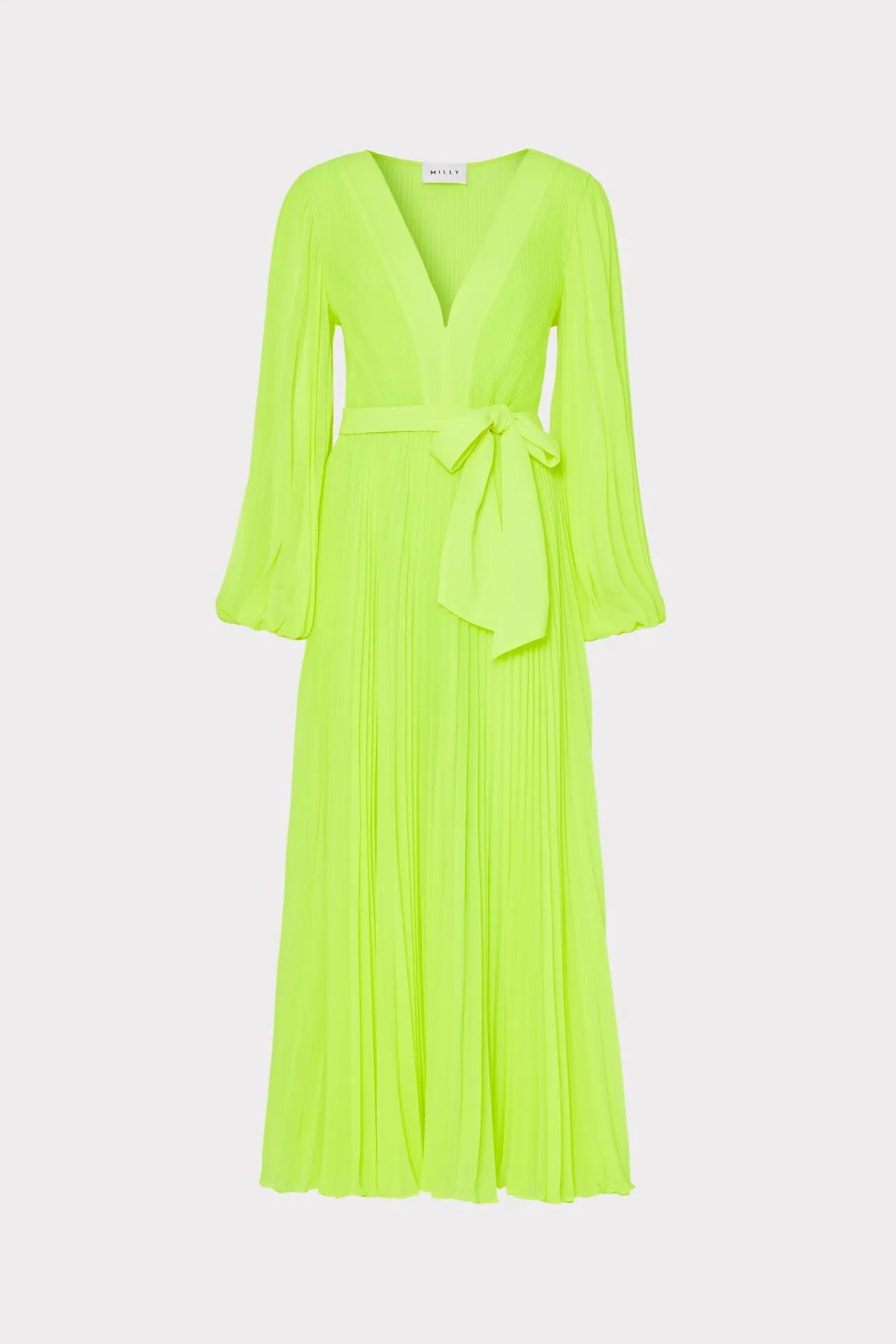 Nadie Pleated Maxi Dress sold by Milly