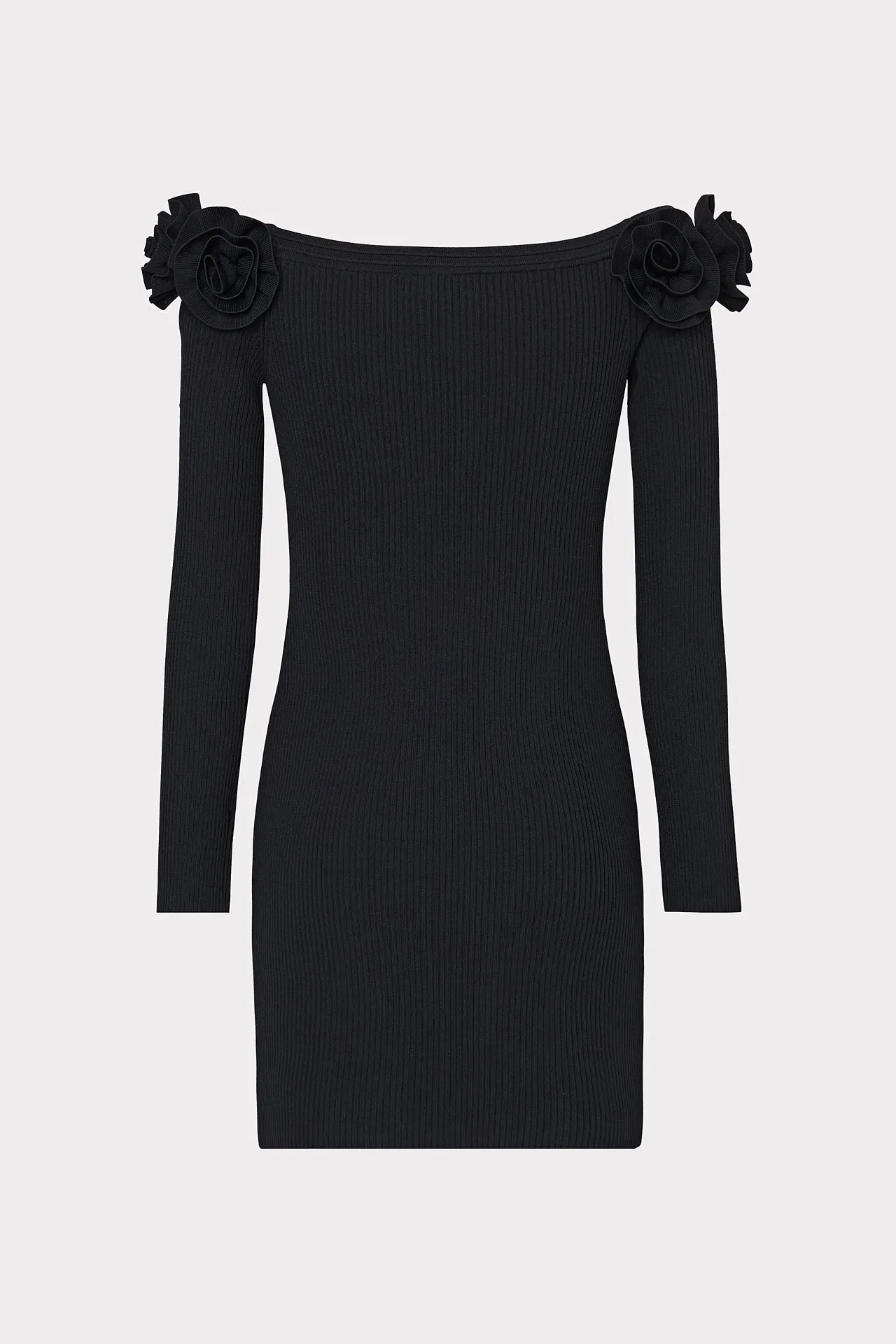Kara Off The Shoulder Knit Mini Dress sold by Milly product image thumbnail 4