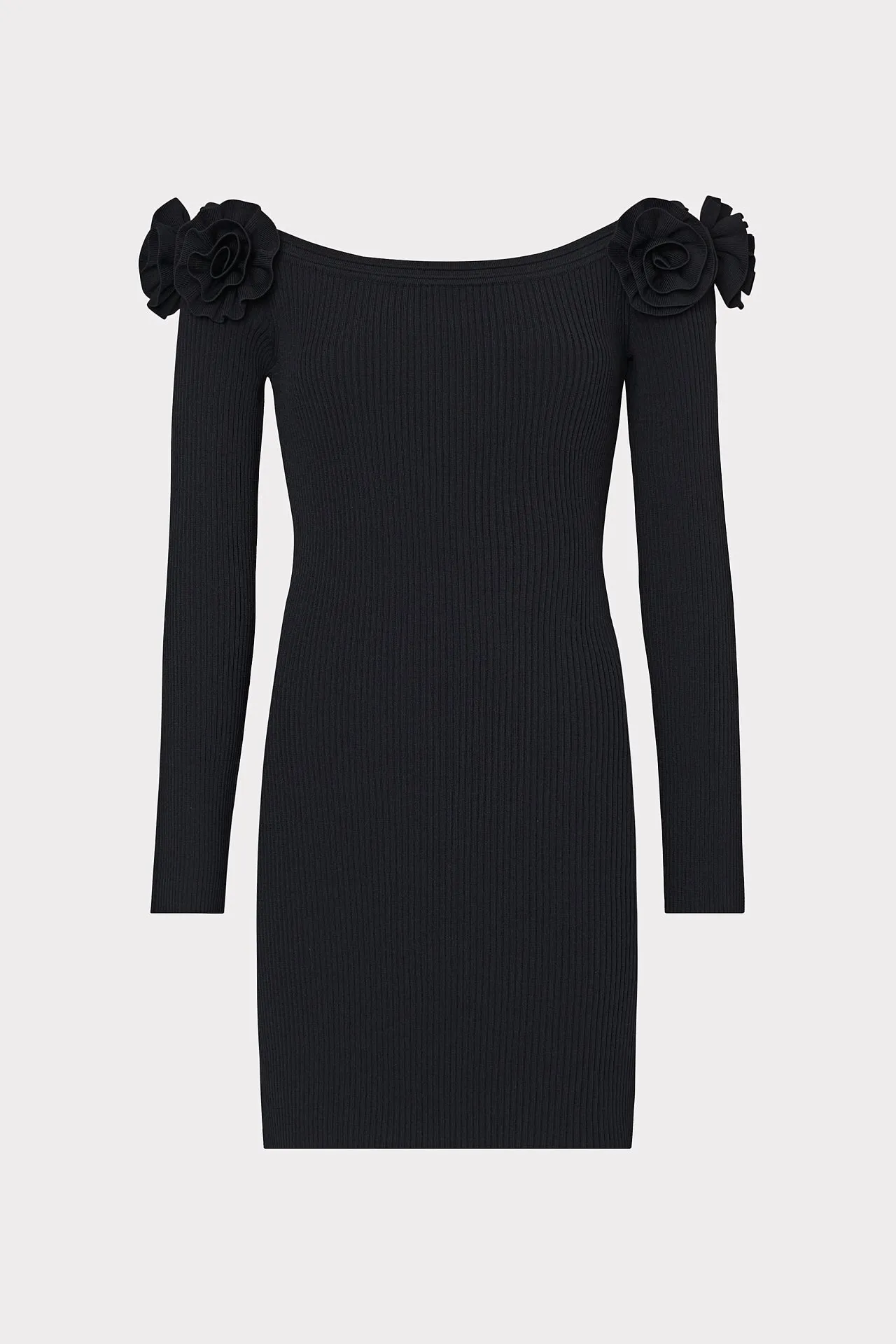 Kara Off The Shoulder Knit Mini Dress sold by Milly