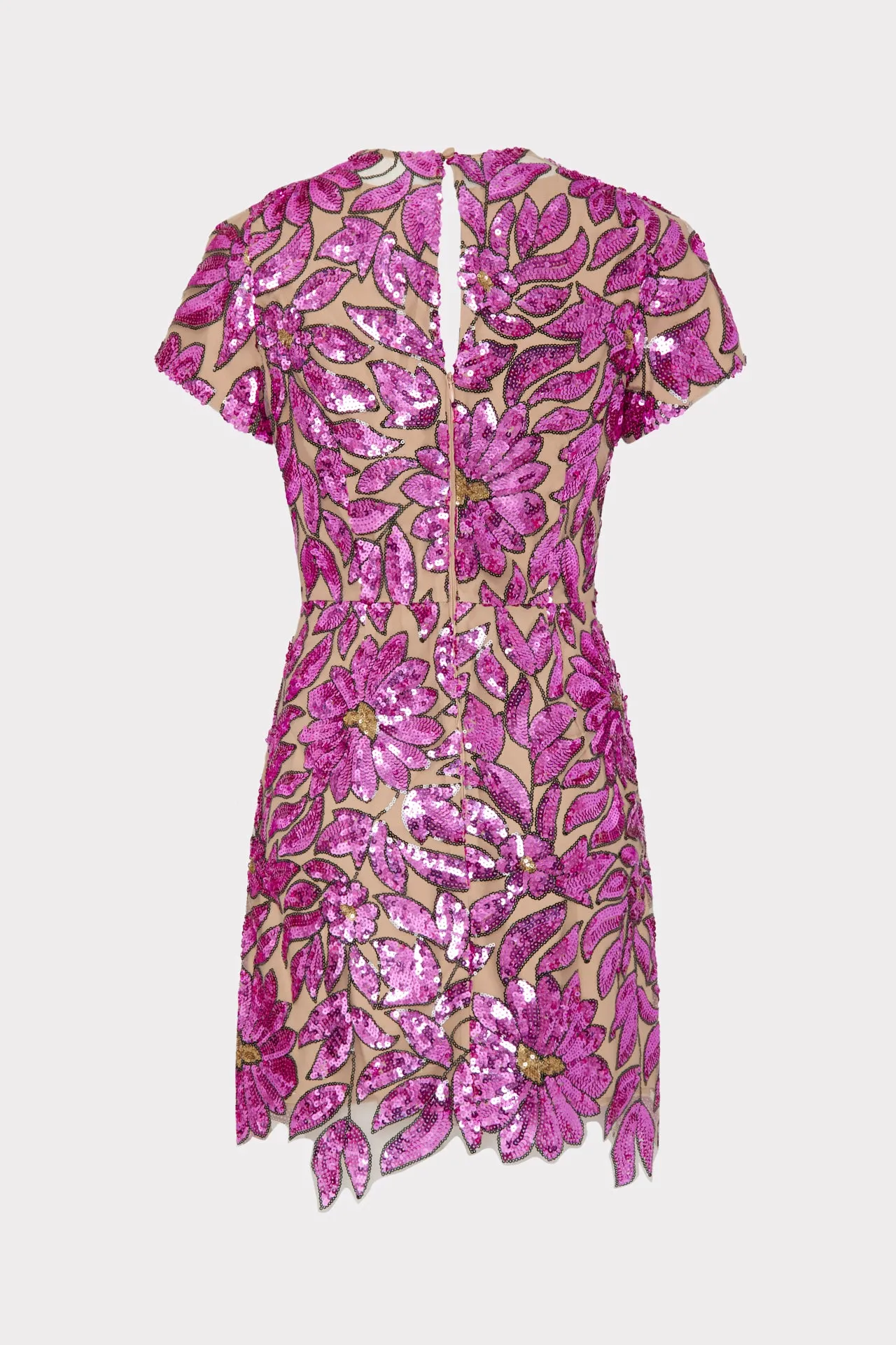 Kyla Floral Garden Sequins Dress sold by Milly product image thumbnail 4