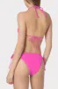 Textured Triangle Bikini Top sold by Milly