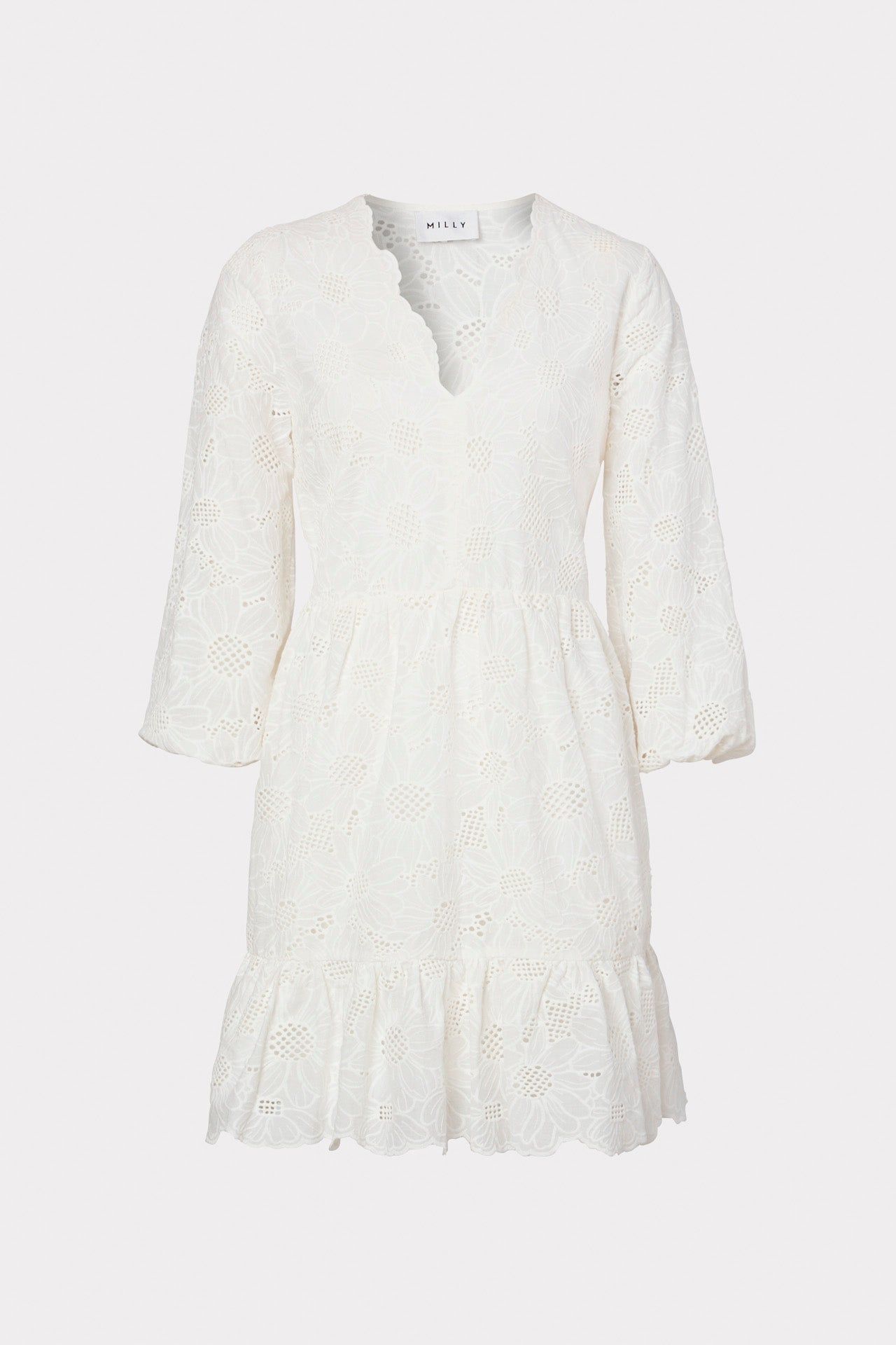 Brielle Tournesol Eyelet Dress sold by Milly