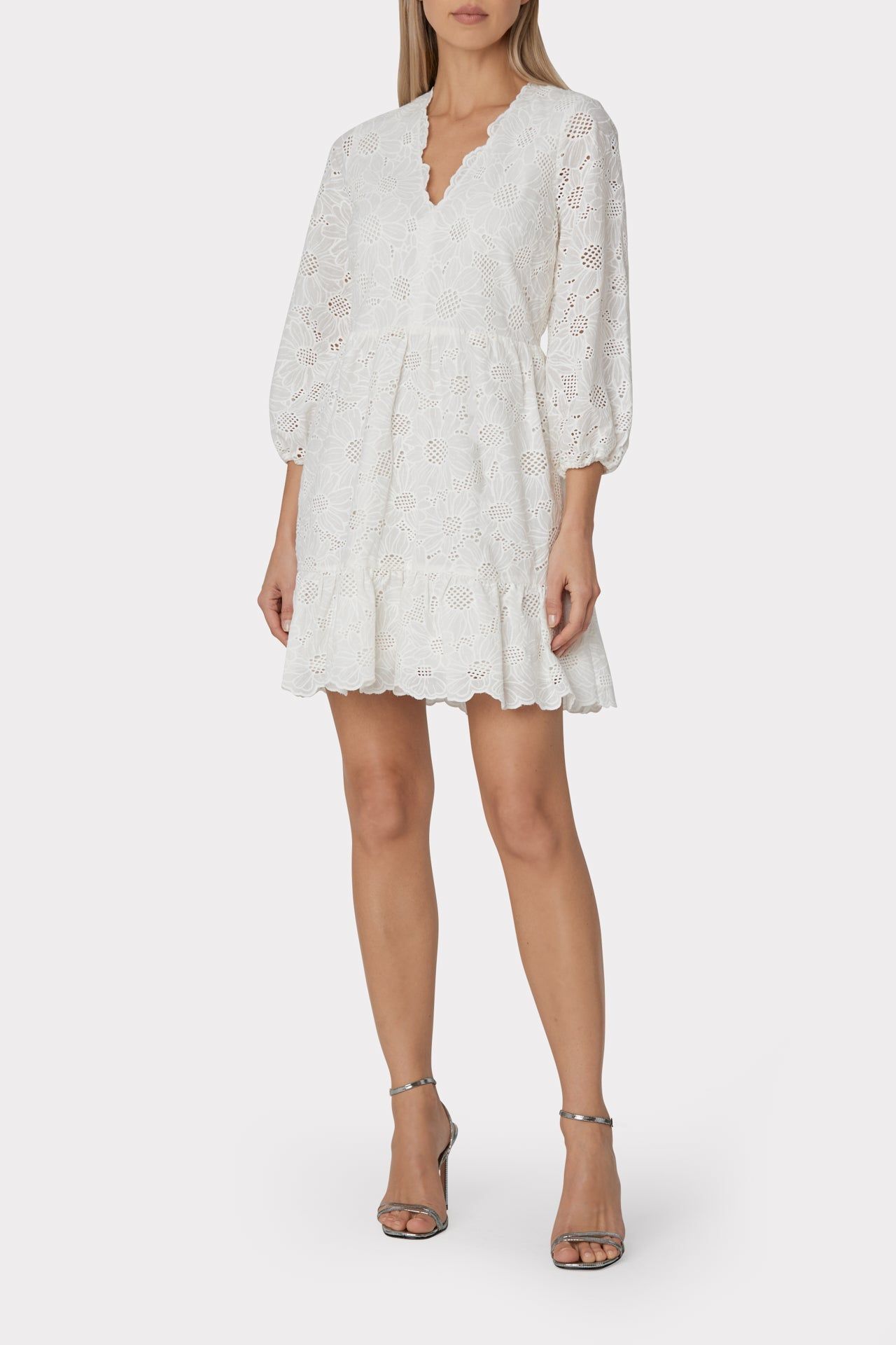 Brielle Tournesol Eyelet Dress sold by Milly product image thumbnail 2