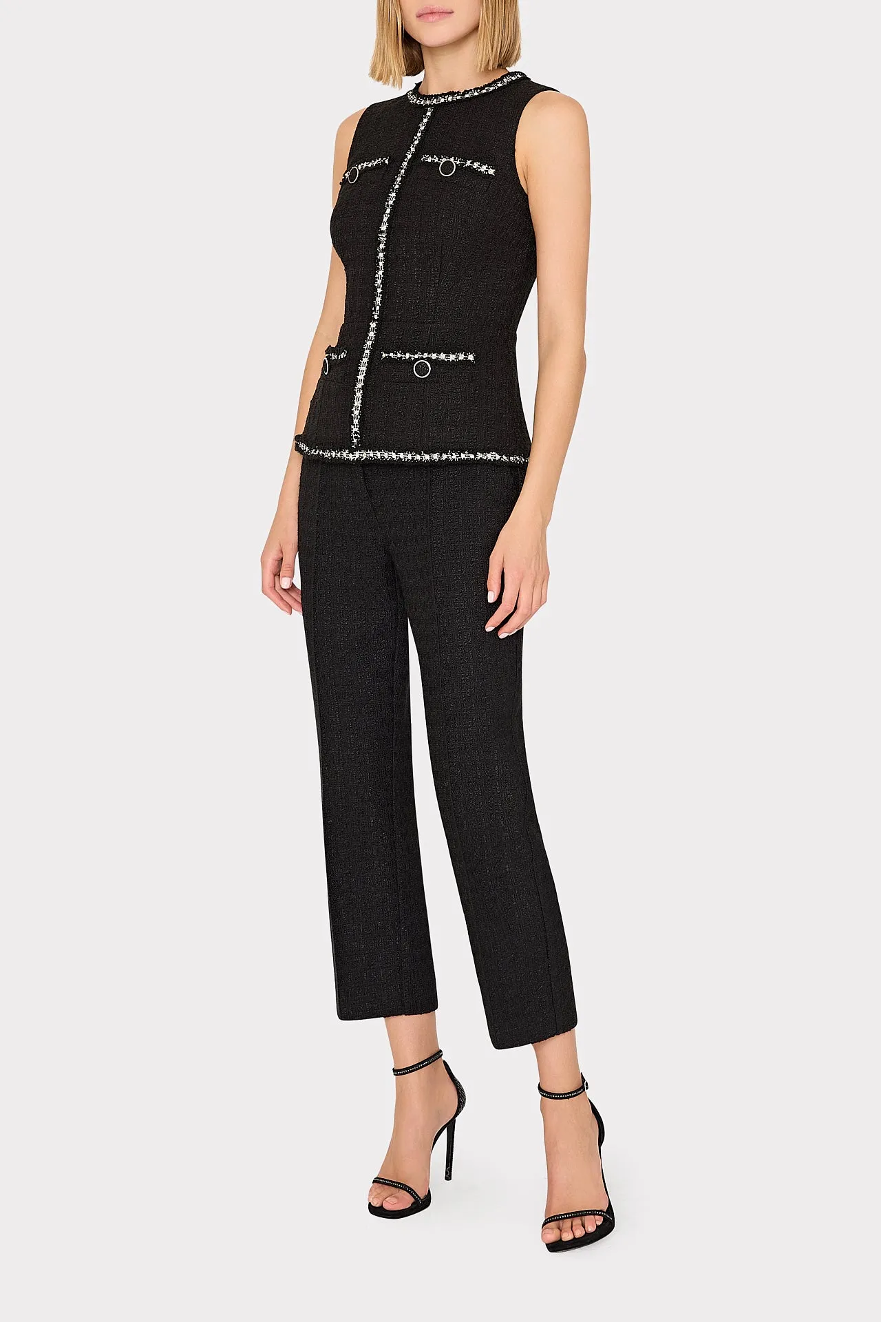 Nette Boucle Sleeveless Top sold by Milly product image thumbnail 2