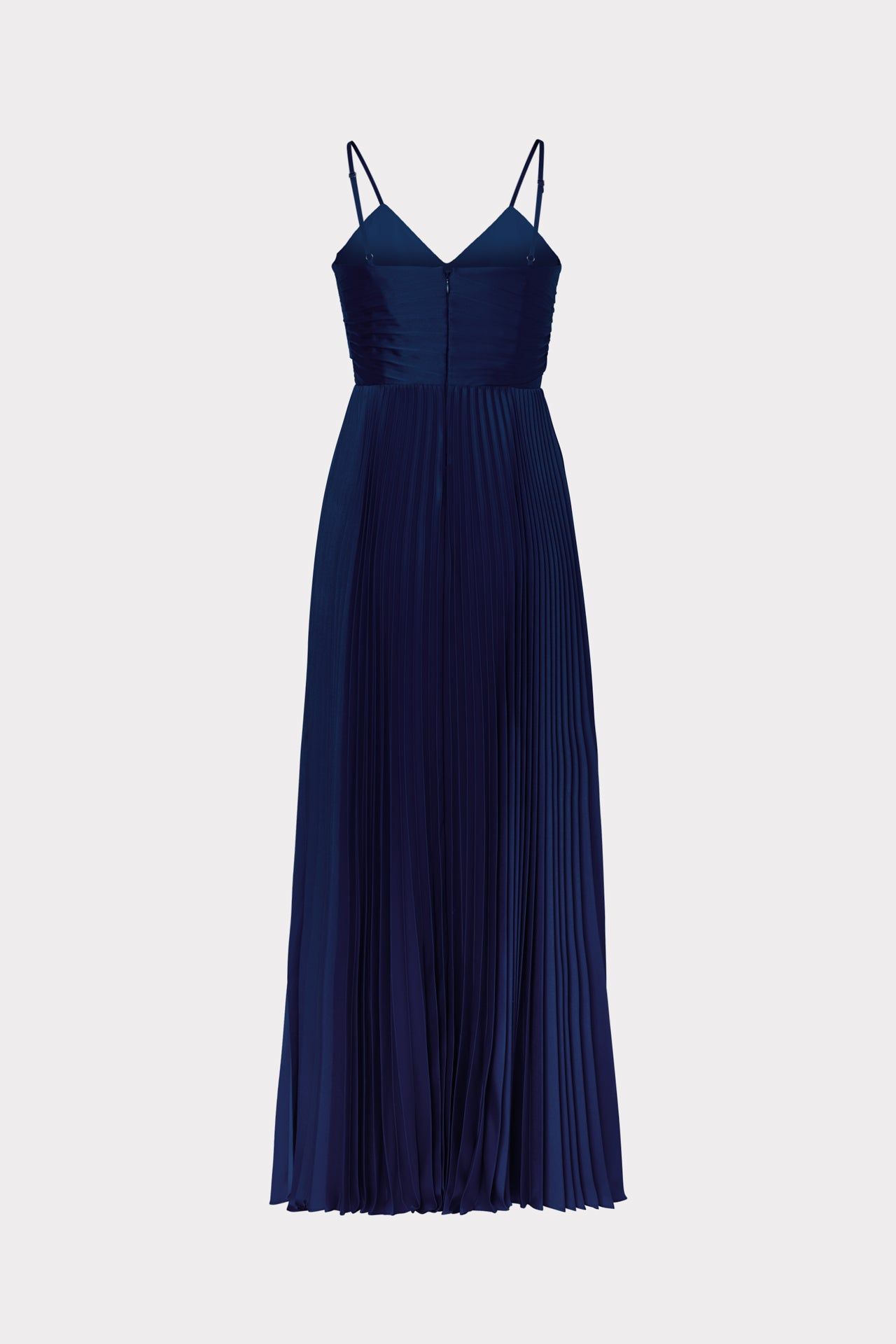 Hallie Satin Pleated Dress sold by Milly product image thumbnail 4