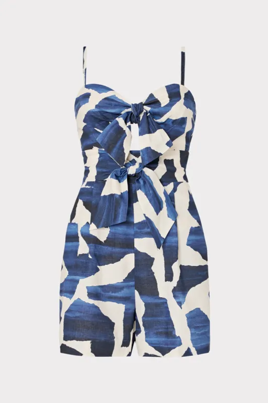 Anya Ocean Puzzle Romper sold by Milly