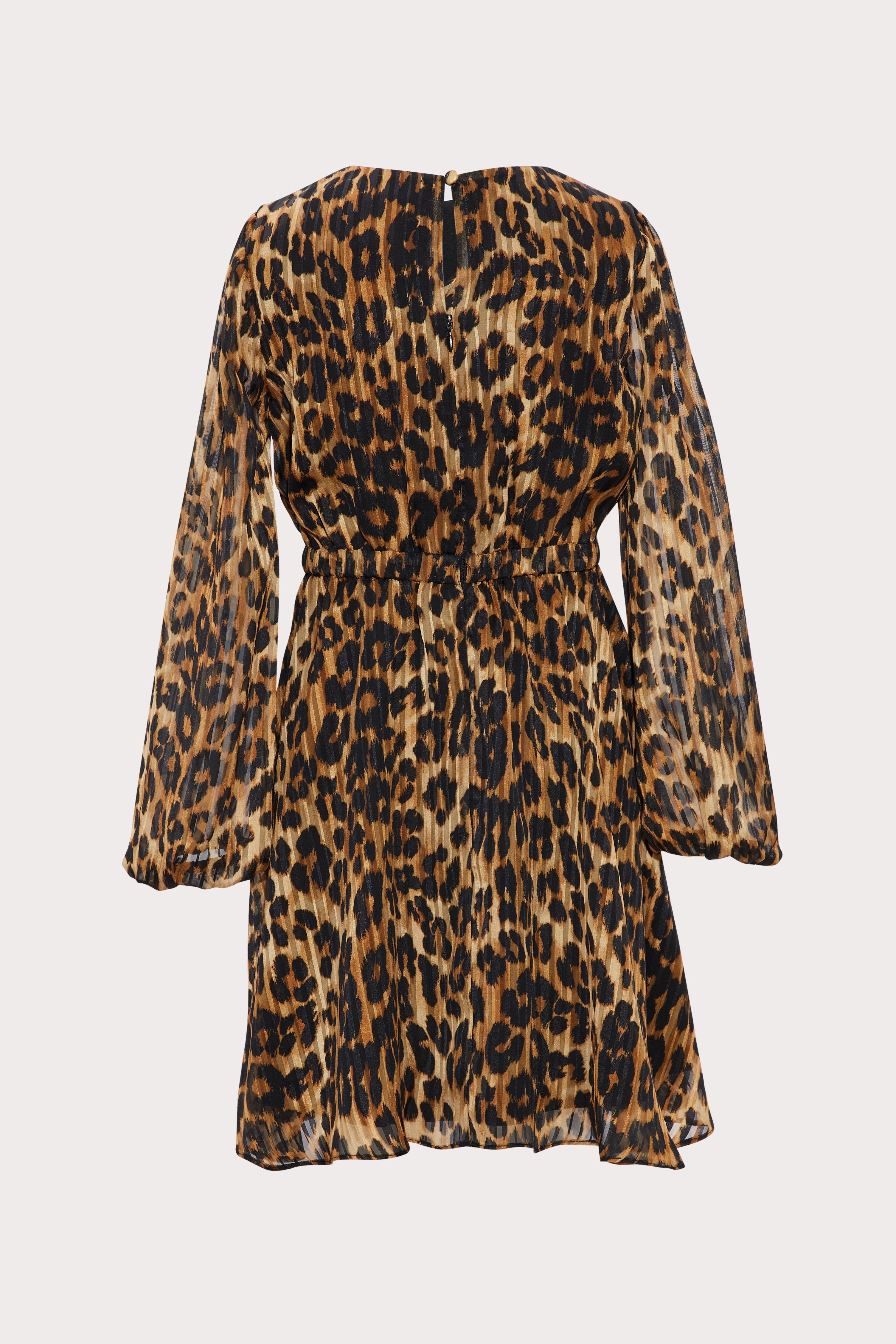 Mini Elma Cheetah Burnout Dress sold by Milly product image thumbnail 2