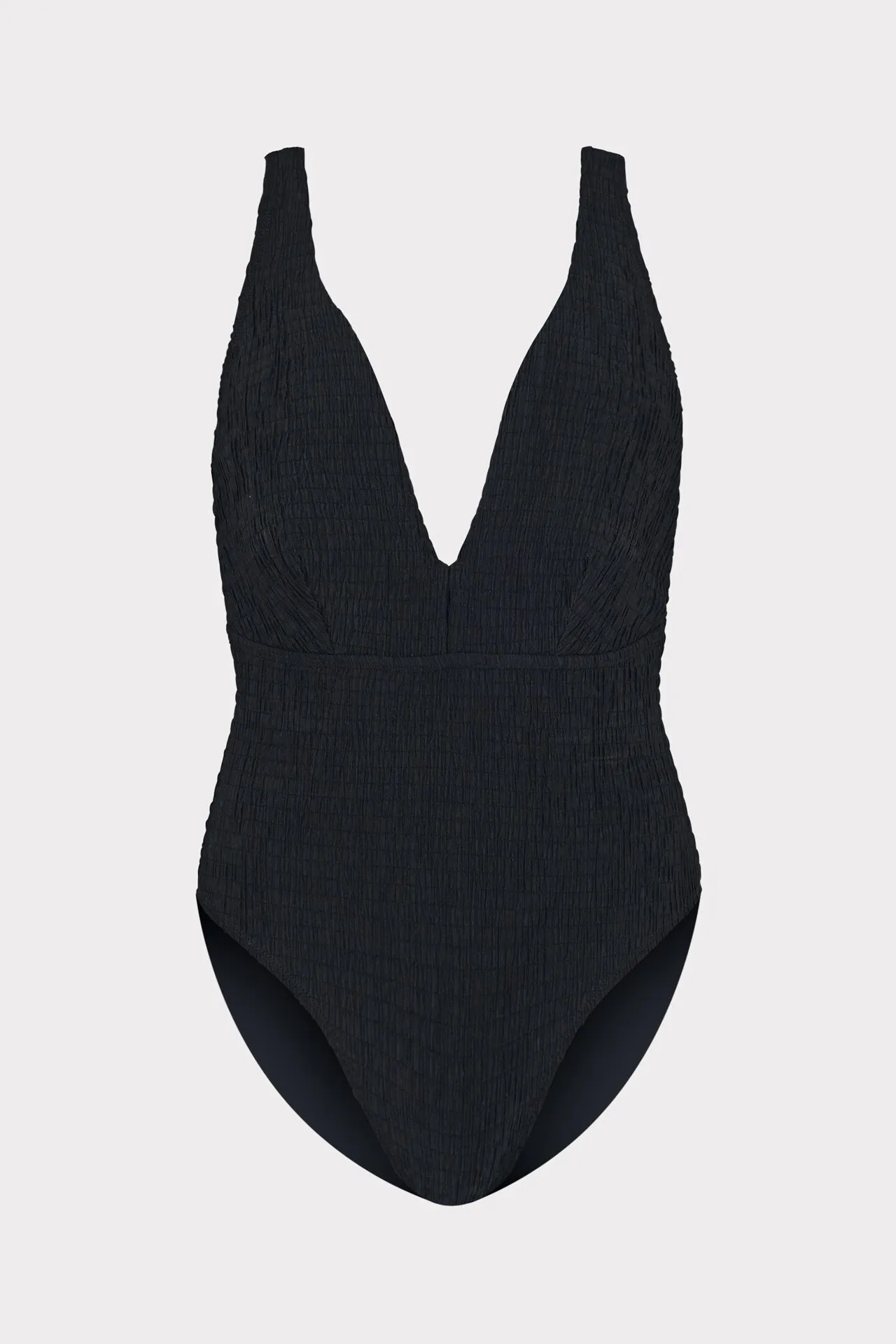 Deep Dive One Piece With Smocking sold by Milly