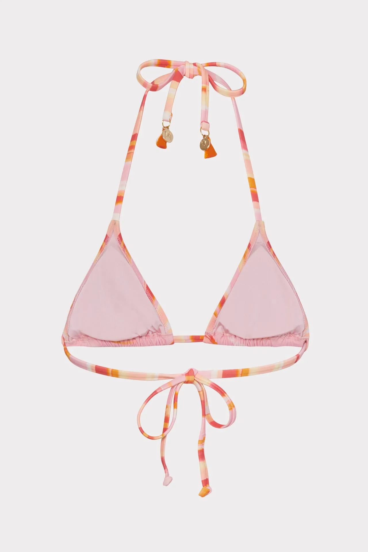 Sunset Stripe Triangle Bikini Top sold by Milly product image thumbnail 4