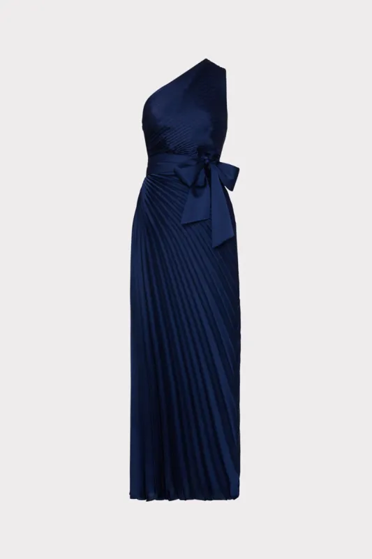 Estelle Satin Dress sold by Milly