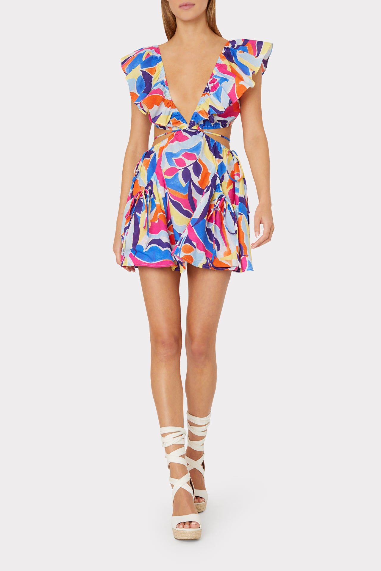 Delilah Painted Bloom Dress sold by Milly product image thumbnail 2