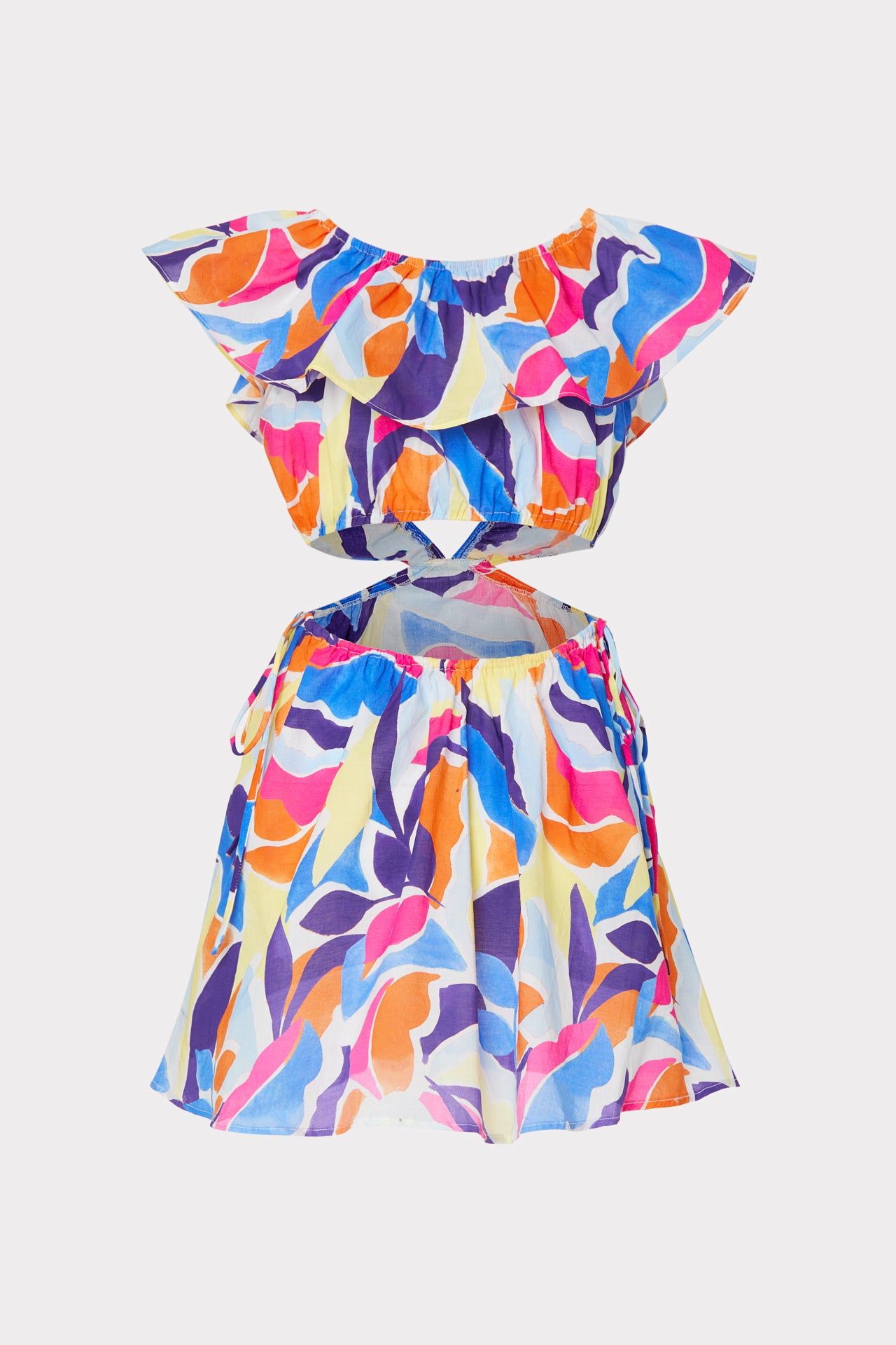 Delilah Painted Bloom Dress sold by Milly product image thumbnail 4