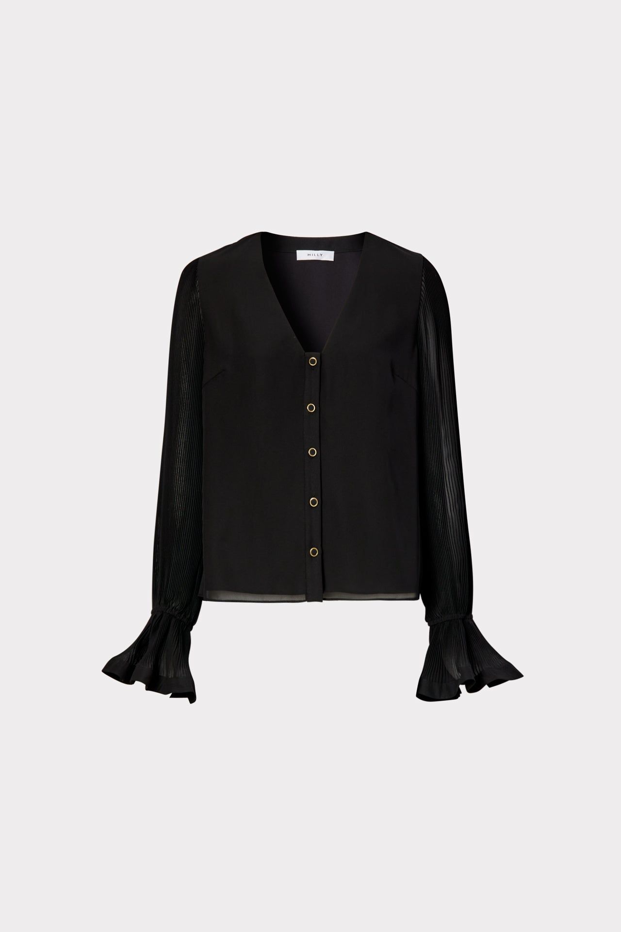 Greer Chiffon Top sold by Milly