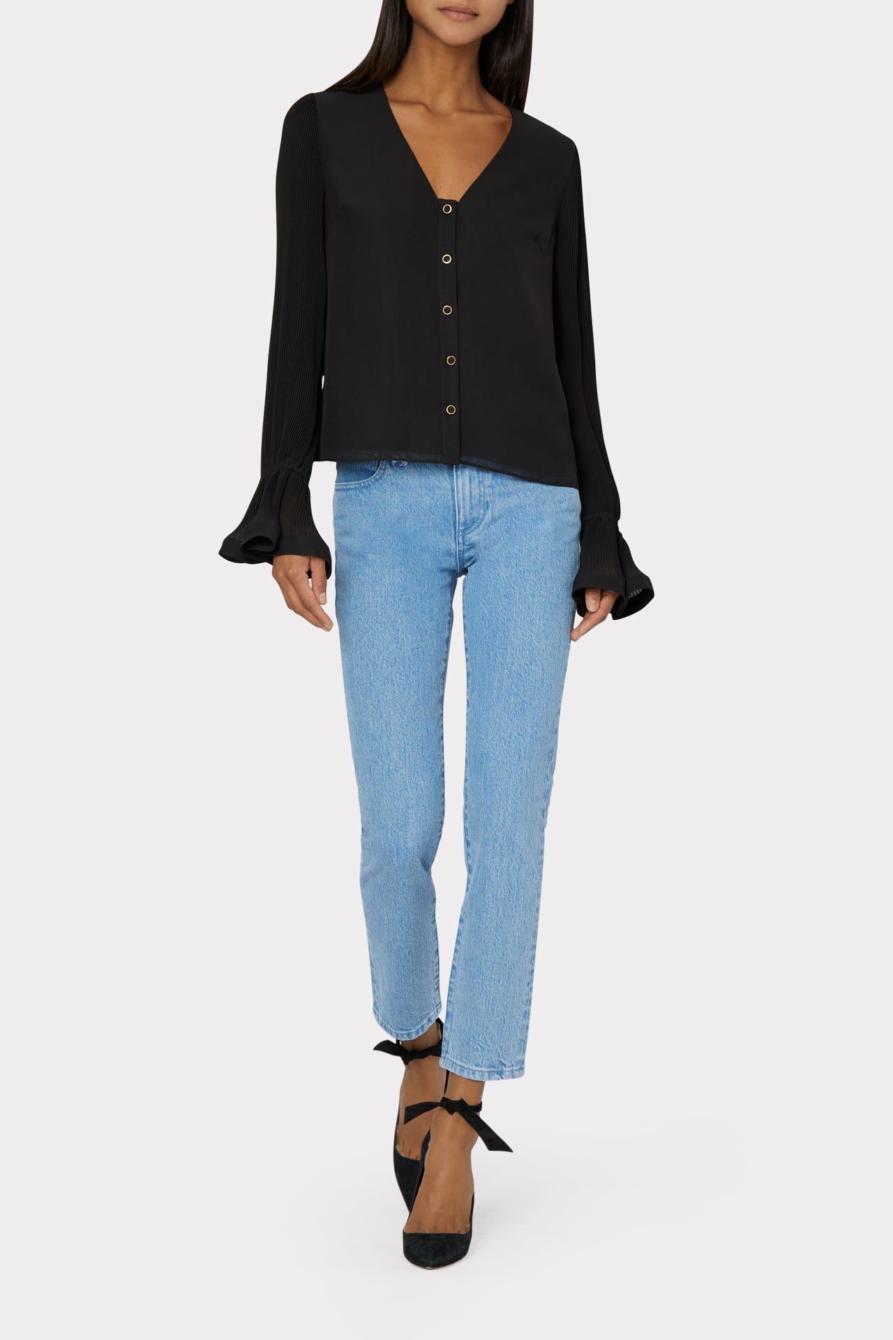 Greer Chiffon Top sold by Milly product image thumbnail 2