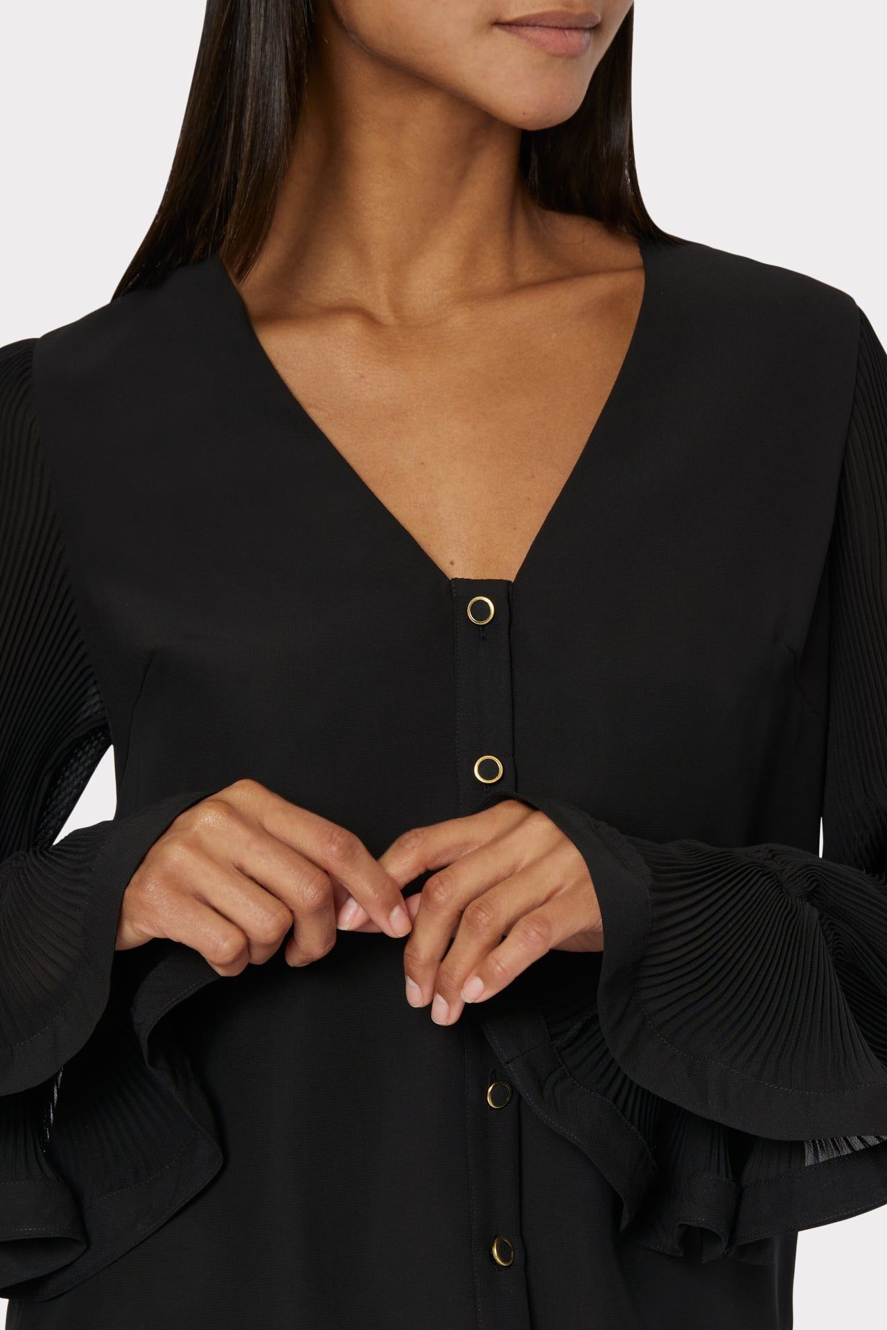 Greer Chiffon Top sold by Milly product image thumbnail 3