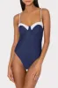 Color Block Ruched One Piece sold by Milly