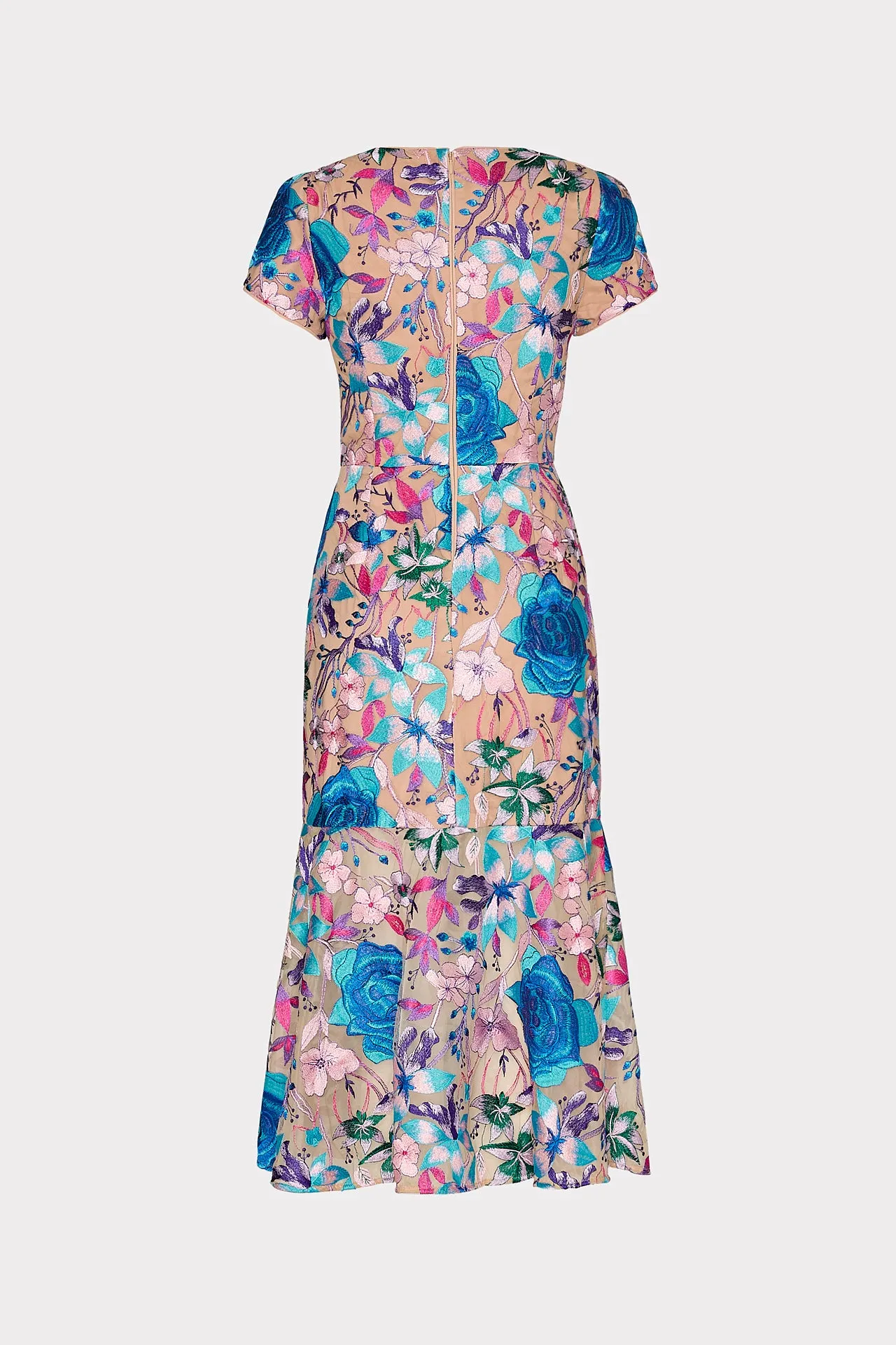 Tahlia Fall Floral Embroidered Dress sold by Milly product image thumbnail 4