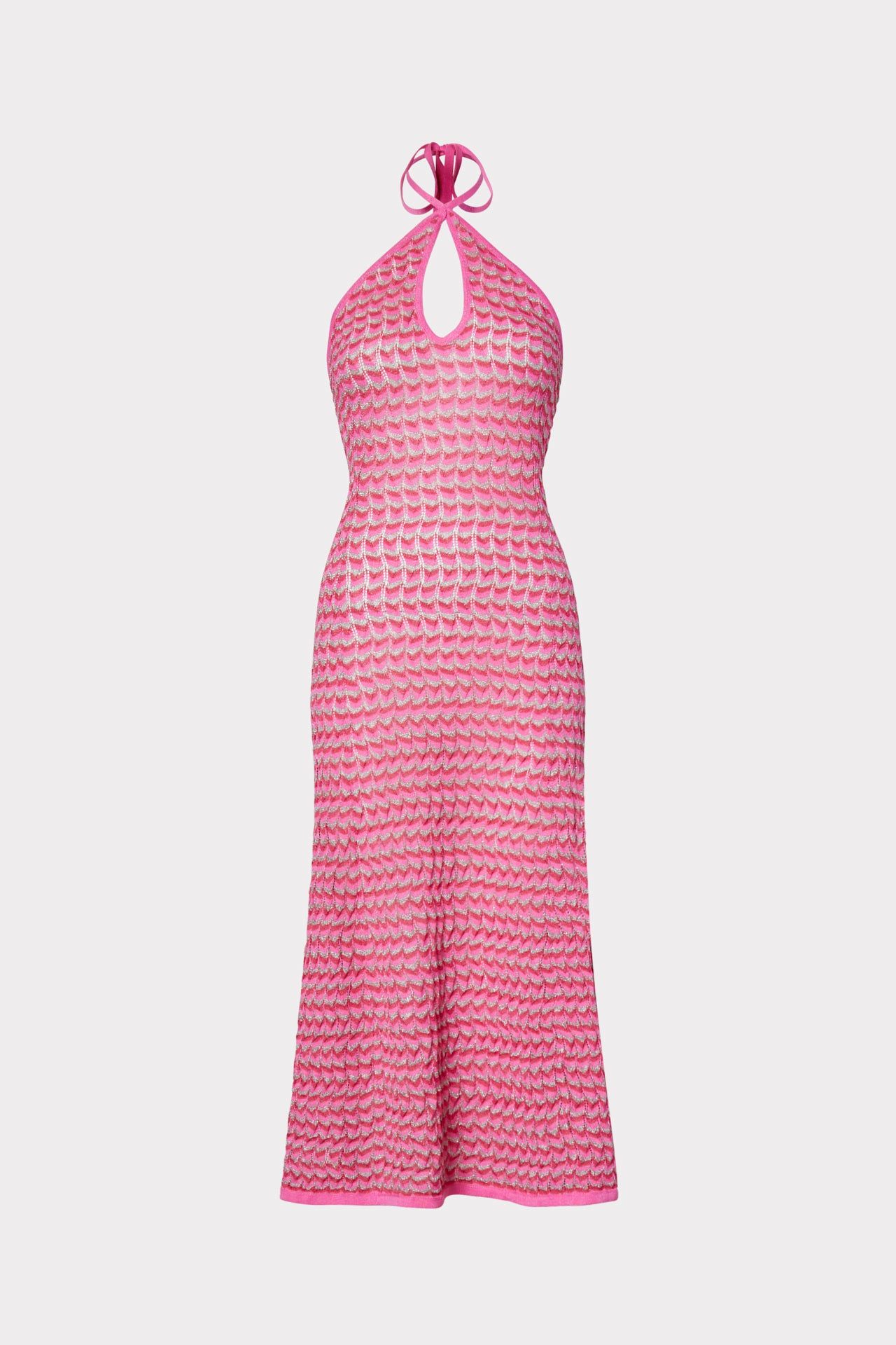 Nami Pointelle Halter Neck Dress sold by Milly