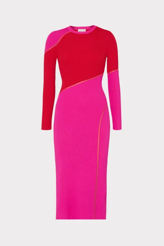 Raziela Knit Midi Dress sold by Milly