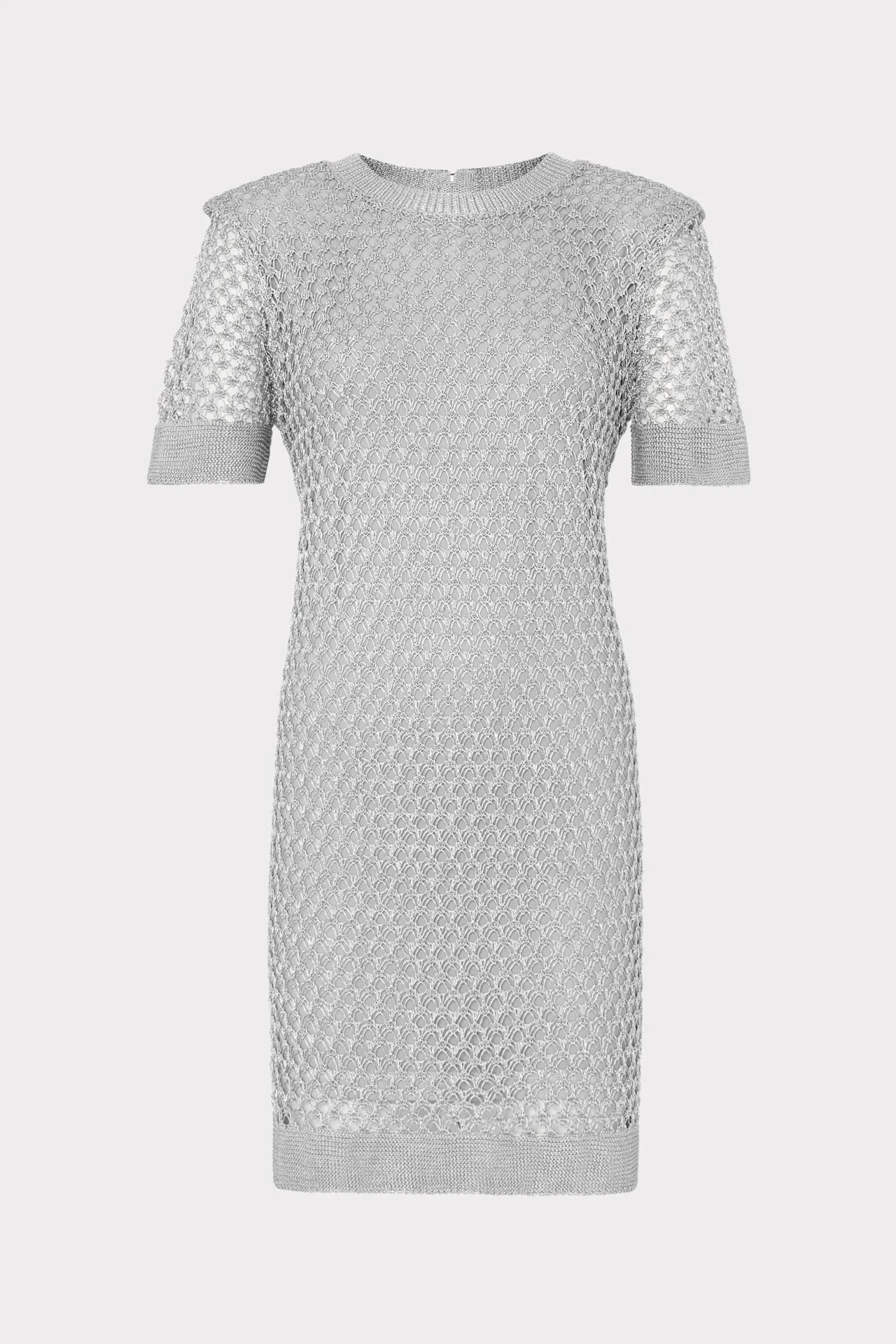 Sinclair Metallic Mesh Mini Dress sold by Milly