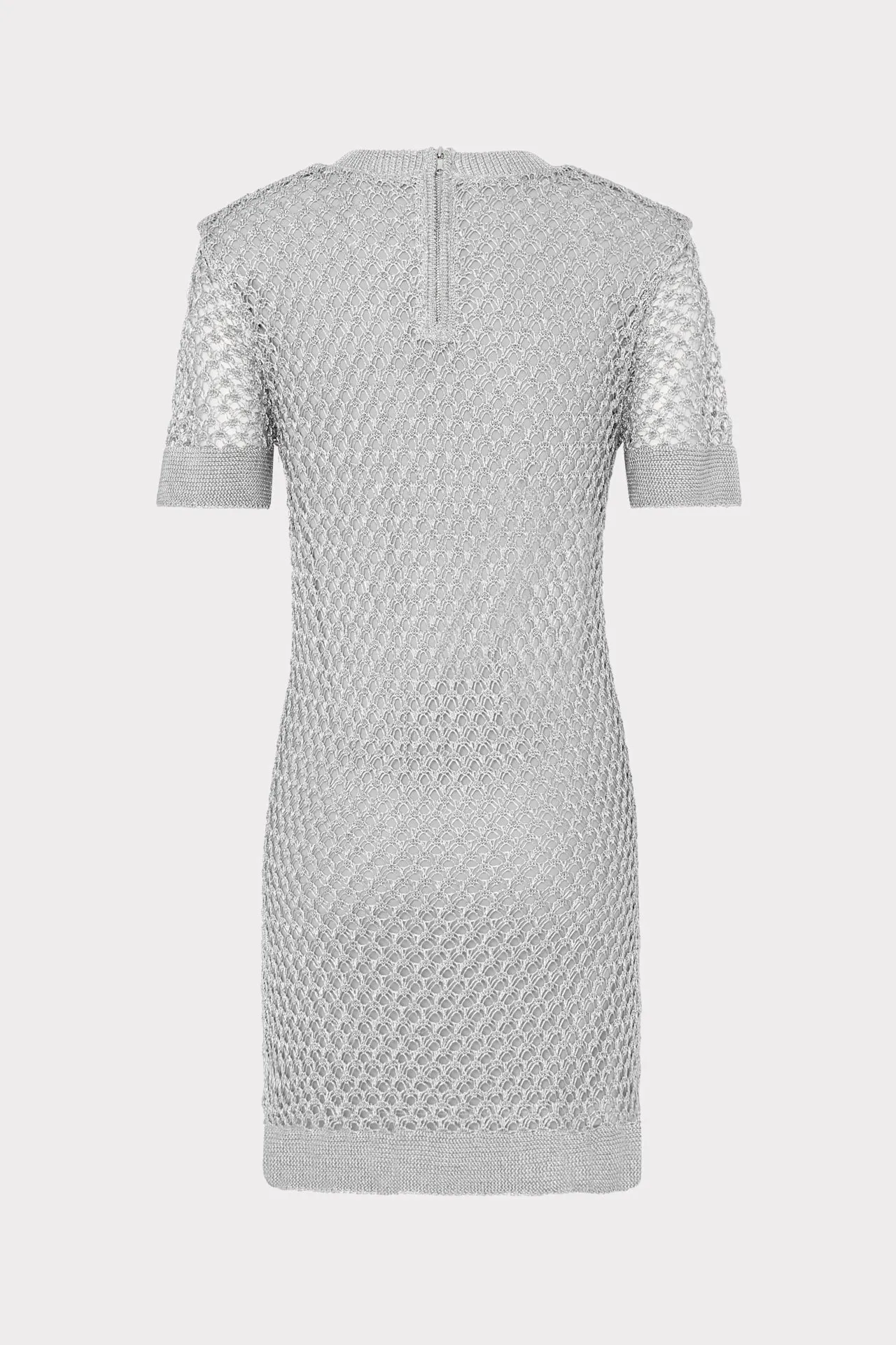 Sinclair Metallic Mesh Mini Dress sold by Milly product image thumbnail 4