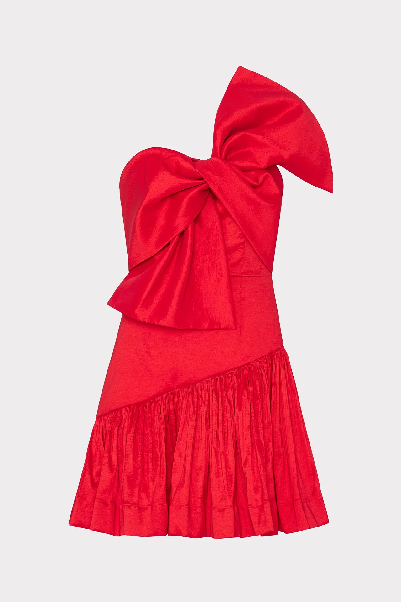 Harley Bow Taffeta Mini Dress sold by Milly