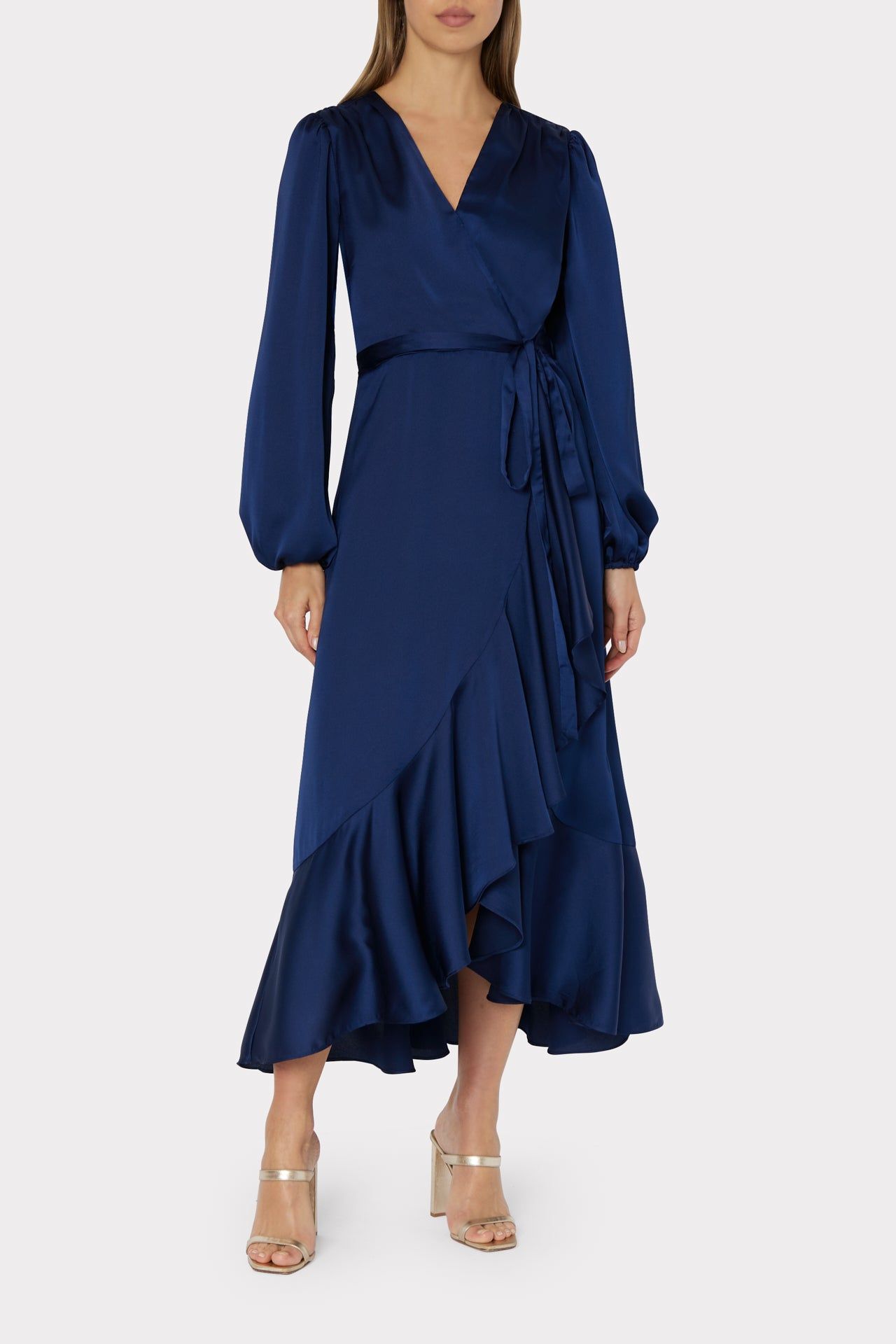 Halley Satin Dress sold by Milly product image thumbnail 2