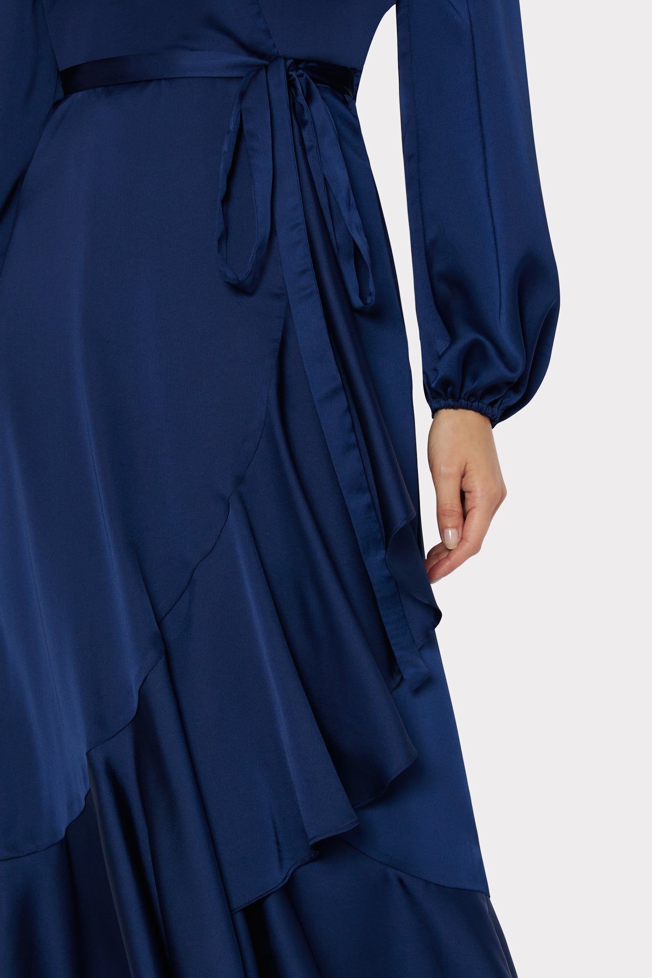 Halley Satin Dress sold by Milly product image thumbnail 3