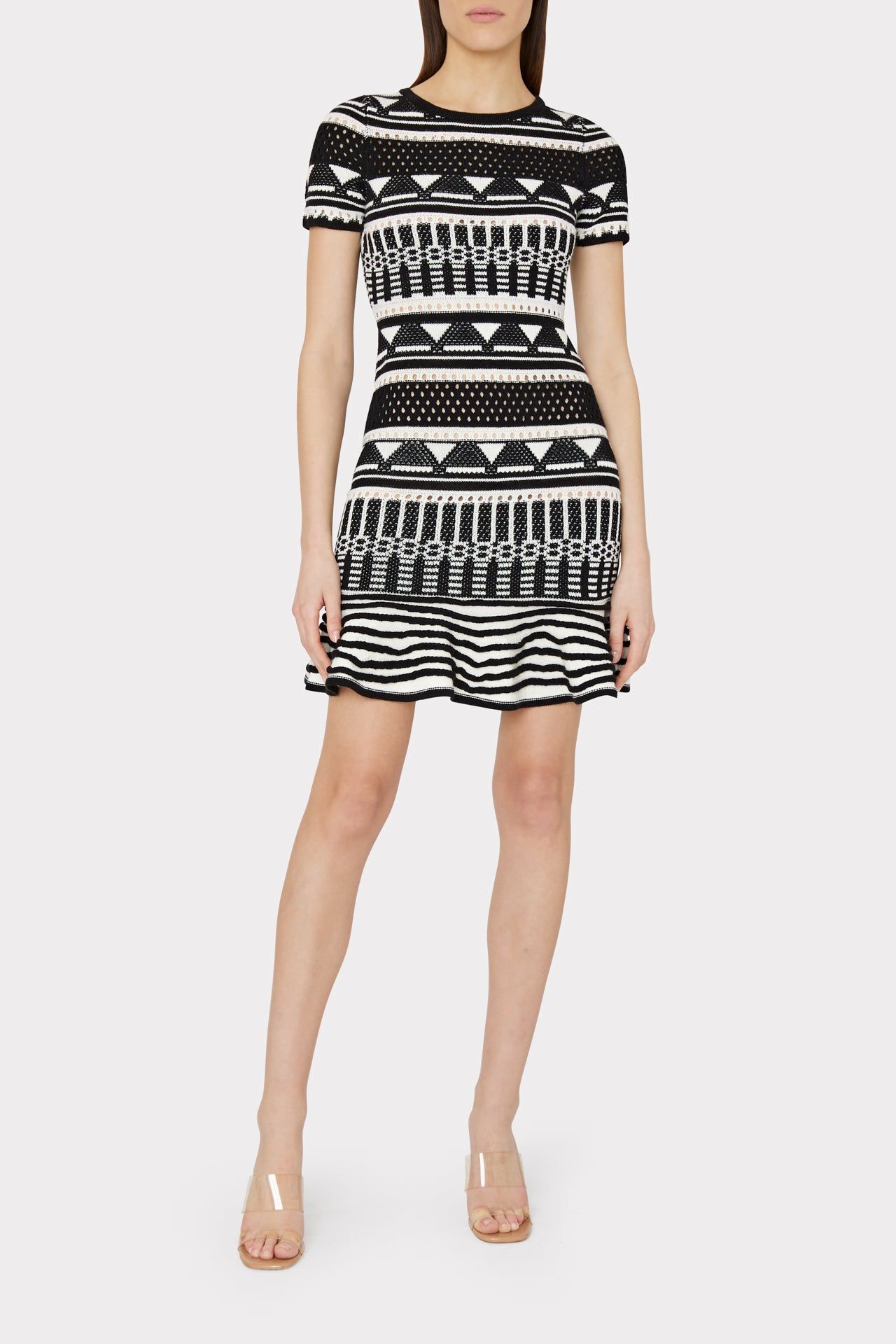 Geo Jacquard Mermaid Dress sold by Milly product image thumbnail 2