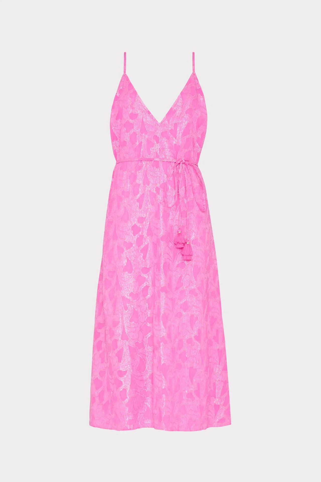 Lurex Jacquard Spaghetti Strap Cover-Up sold by Milly