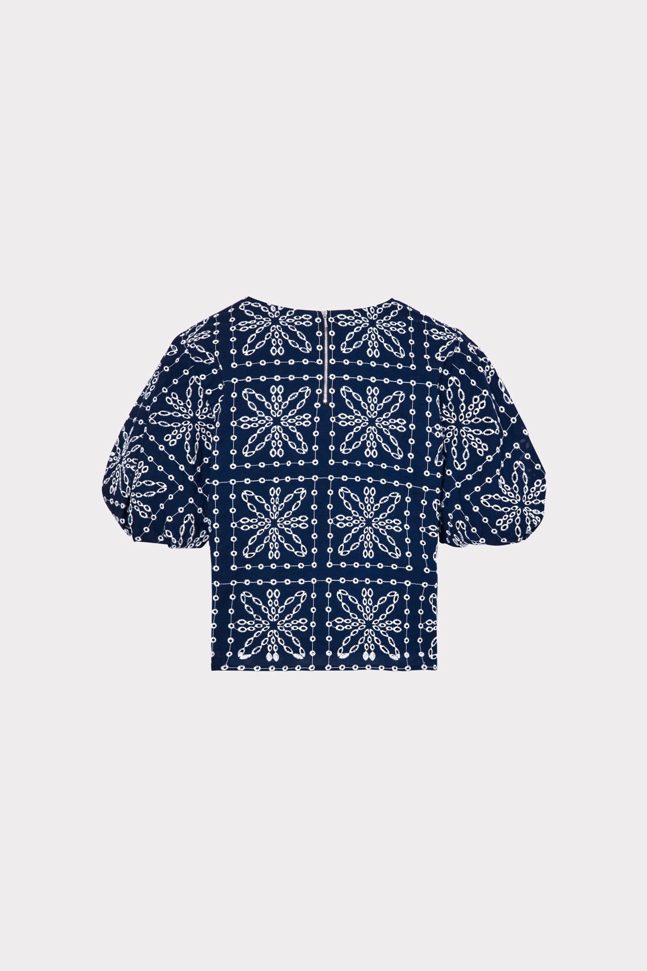 Maci Tile Eyelet Top sold by Milly product image thumbnail 4