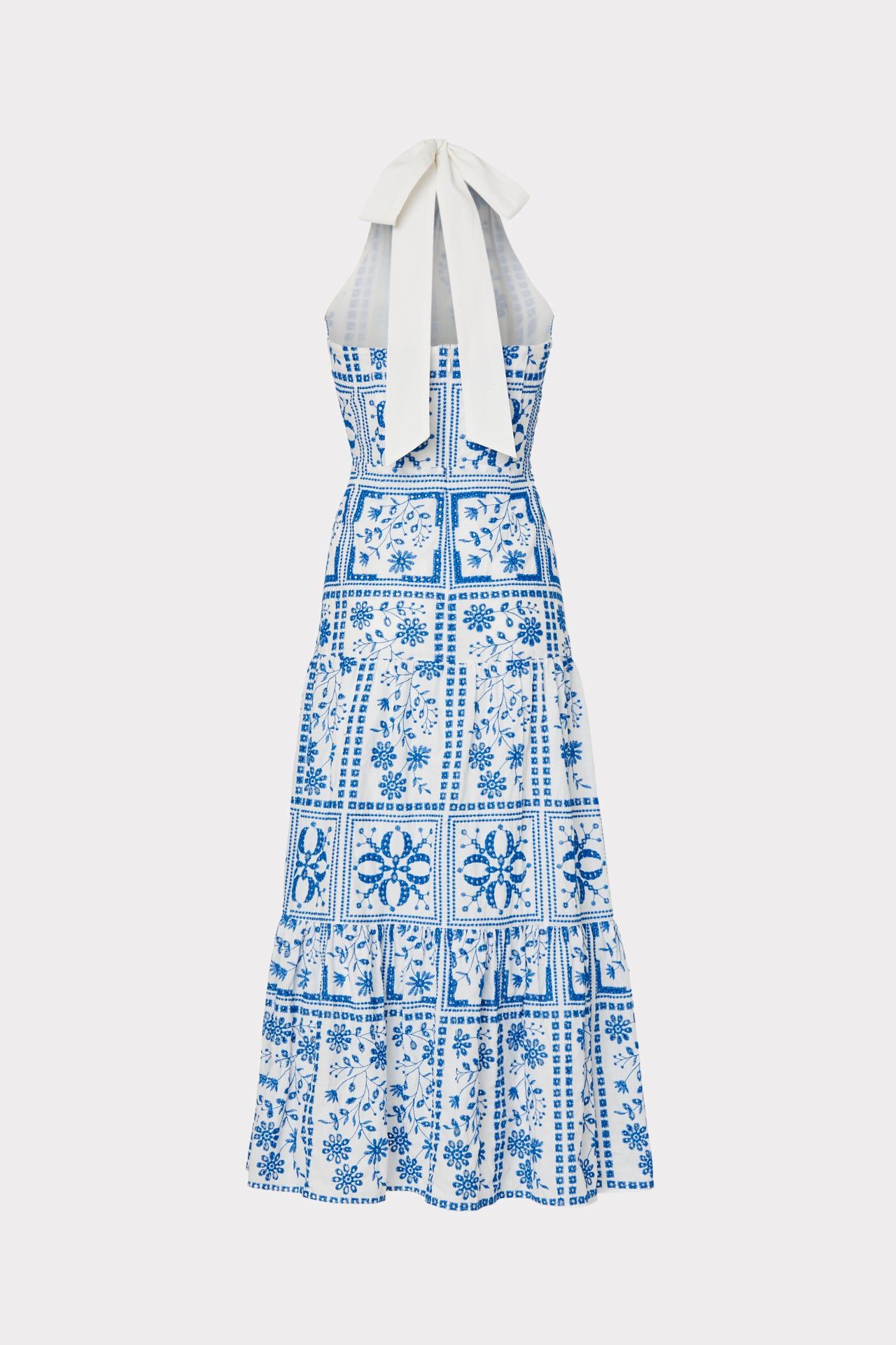 Hayden Tile Eyelet Dress sold by Milly product image thumbnail 4