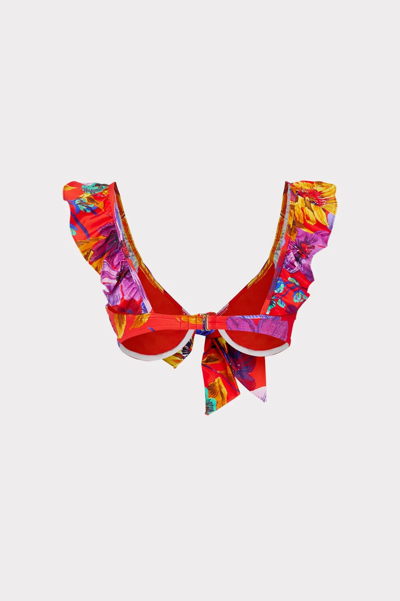 Wildflower Garden Ruffle Bikini Top sold by Milly product image thumbnail 4
