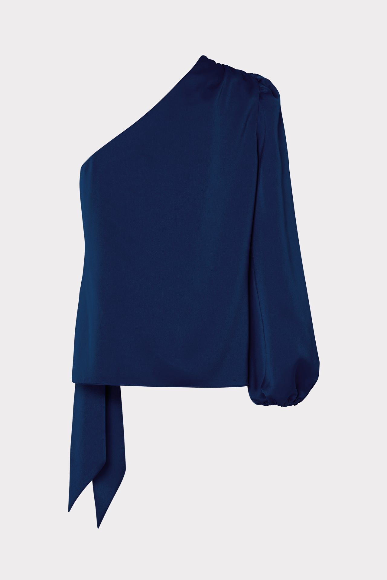 Hellena Satin One Shoulder Top sold by Milly product image thumbnail 4