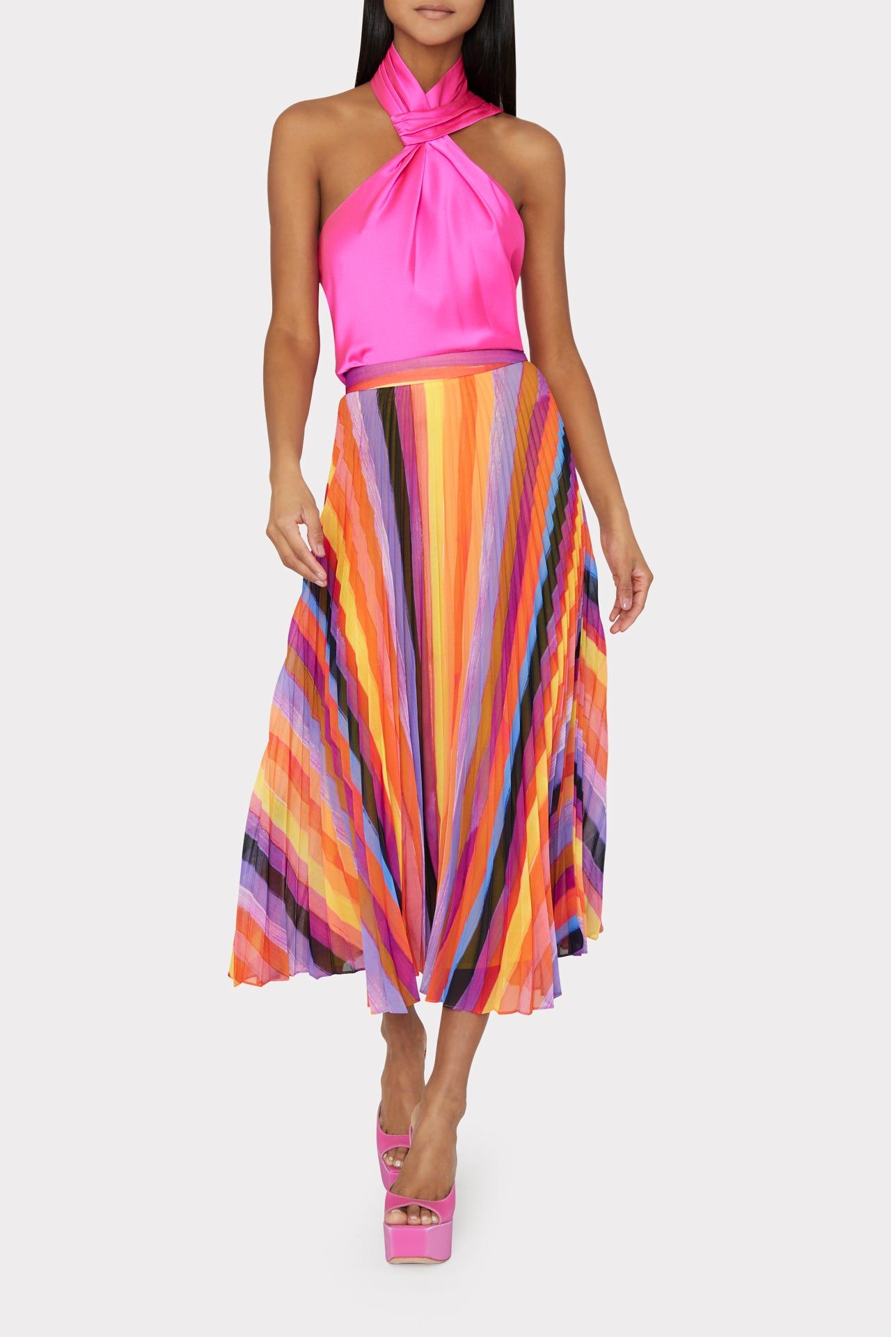 Jen Satin Top sold by Milly product image thumbnail 3