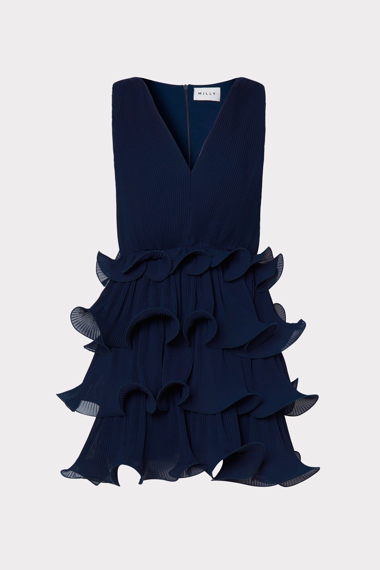 Gia Chiffon Tiered Dress sold by Milly