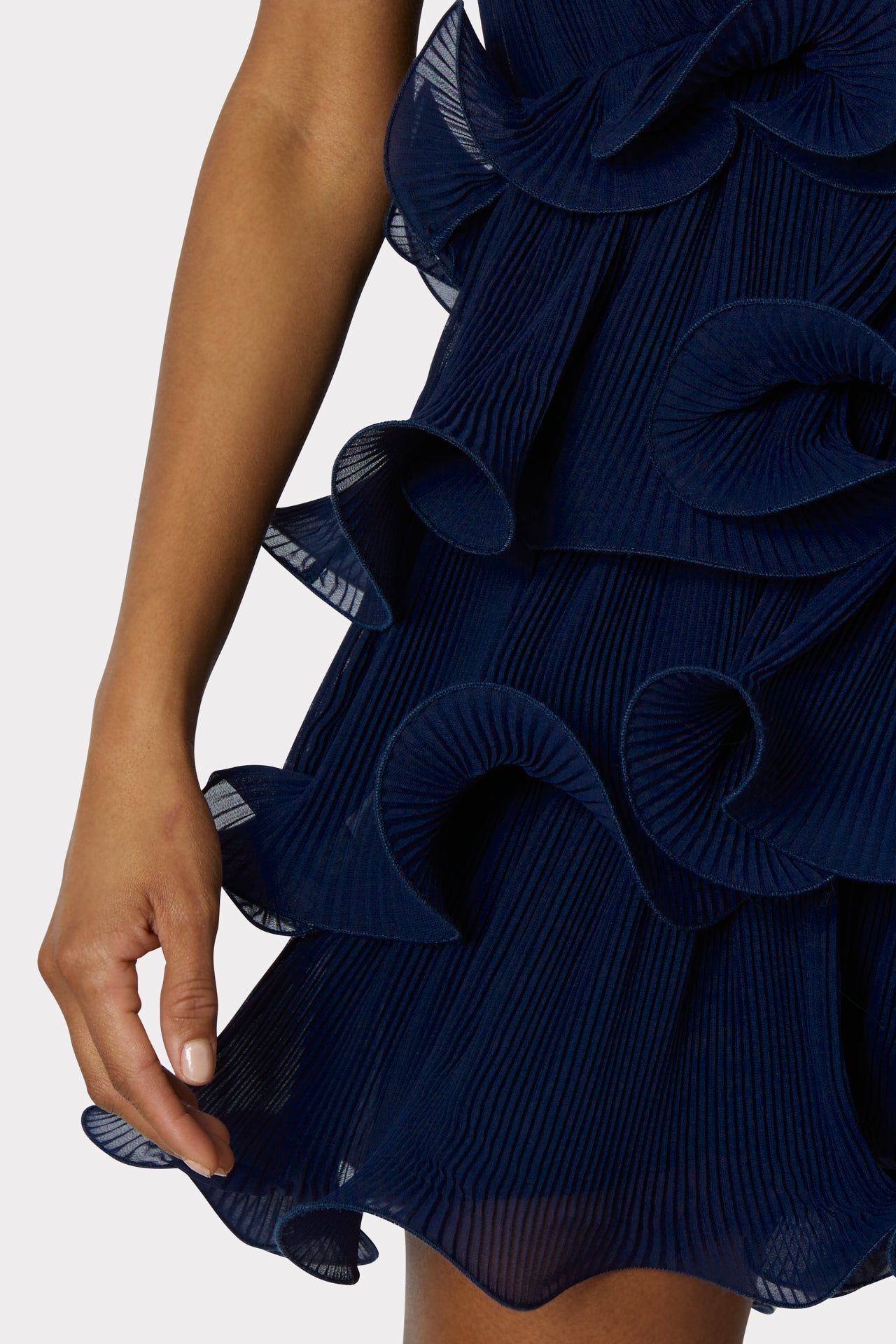 Gia Chiffon Tiered Dress sold by Milly product image thumbnail 3