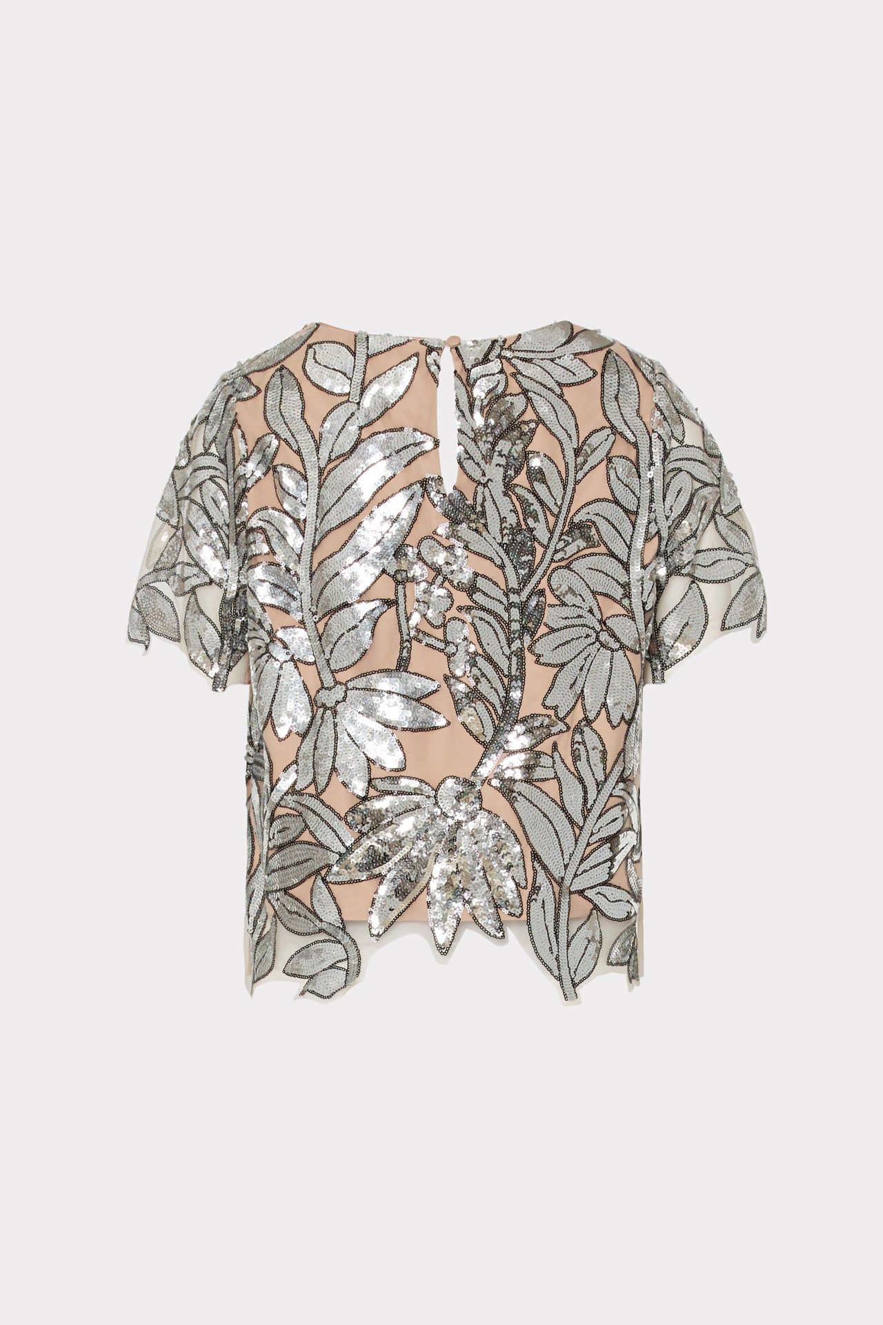 Katelynn Sequin Lace Tee sold by Milly product image thumbnail 4