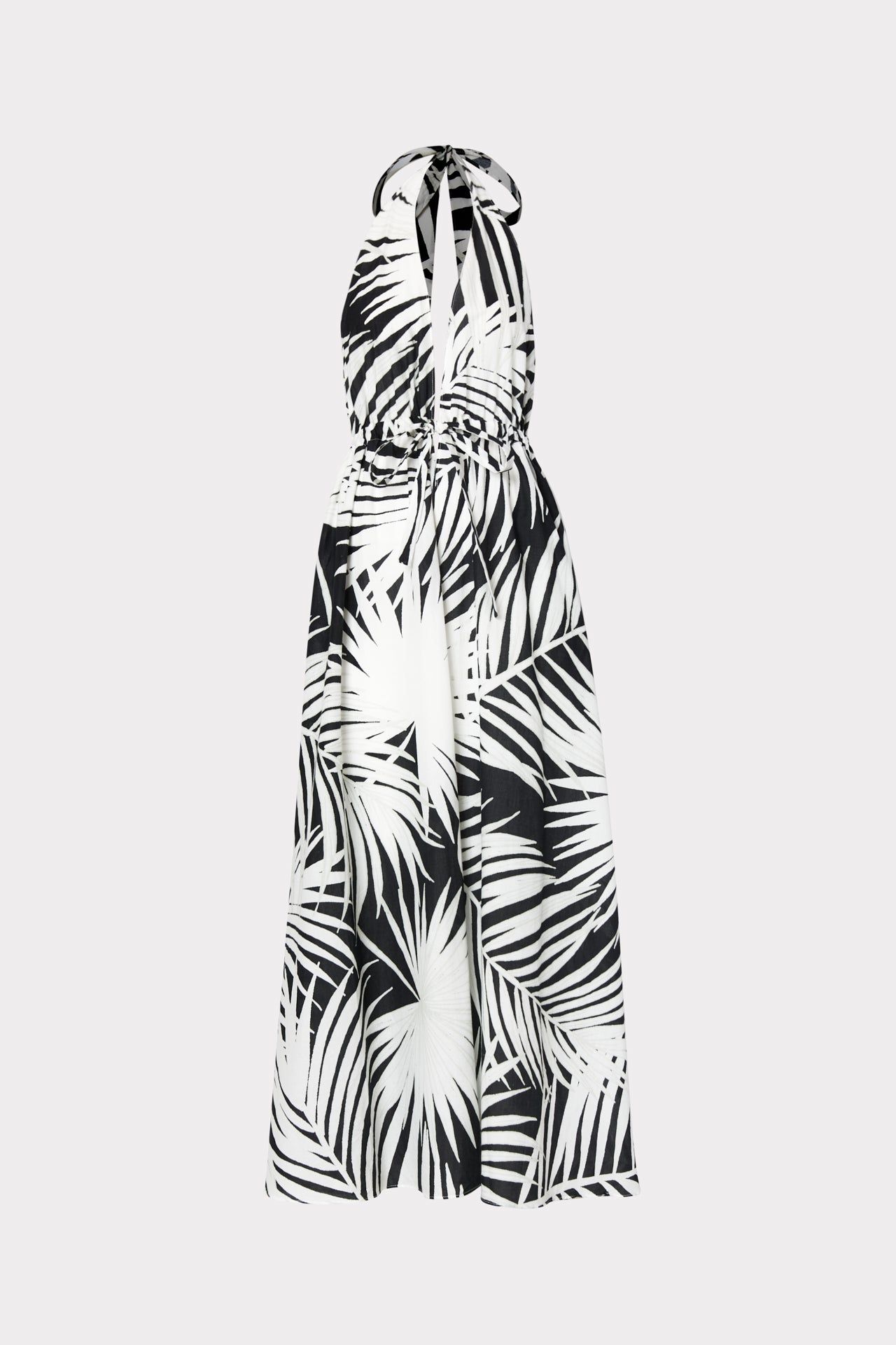 Dominque Oversized Palm Print Maxi Dress sold by Milly