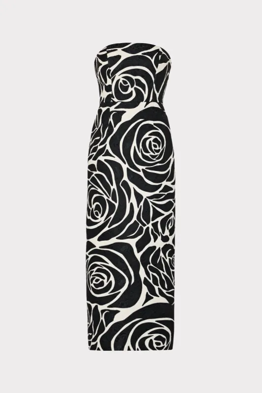 Orion Rose Jacquard Dress sold by Milly
