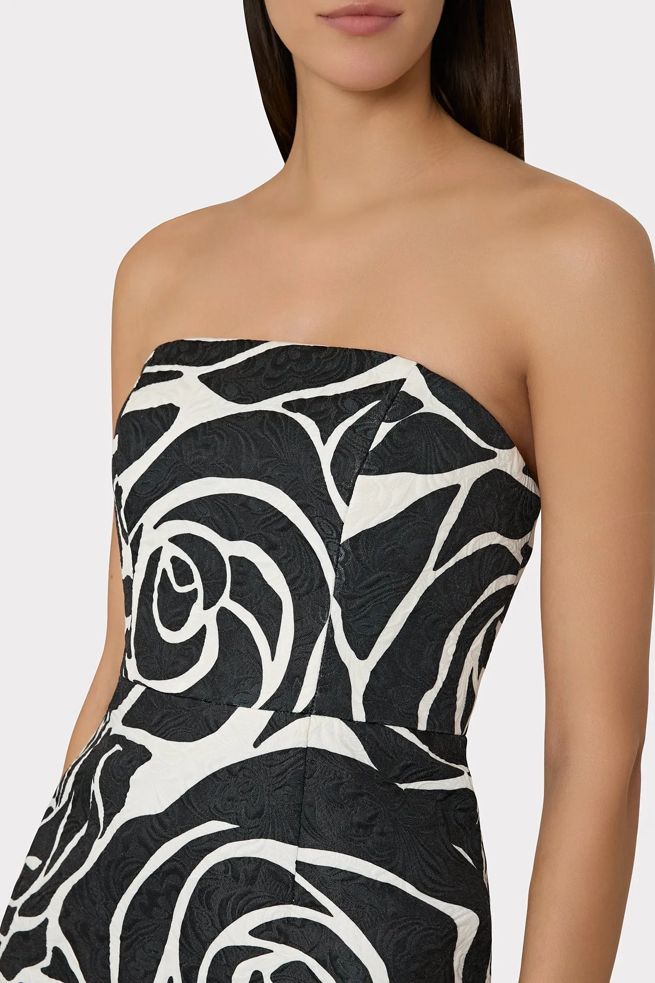Orion Rose Jacquard Dress sold by Milly product image thumbnail 3