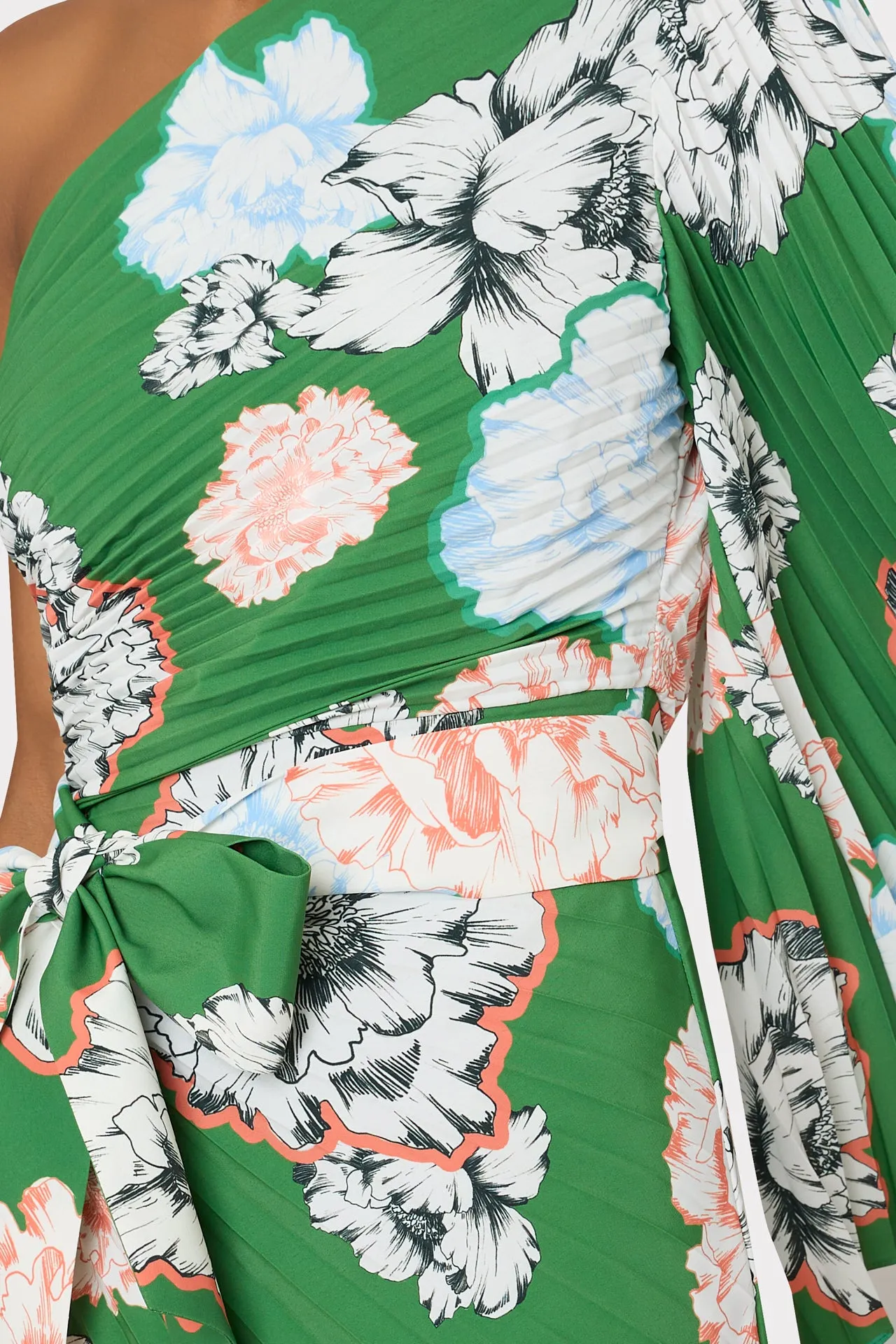 Linden Petals In Bloom Pleated Dress sold by Milly product image thumbnail 4