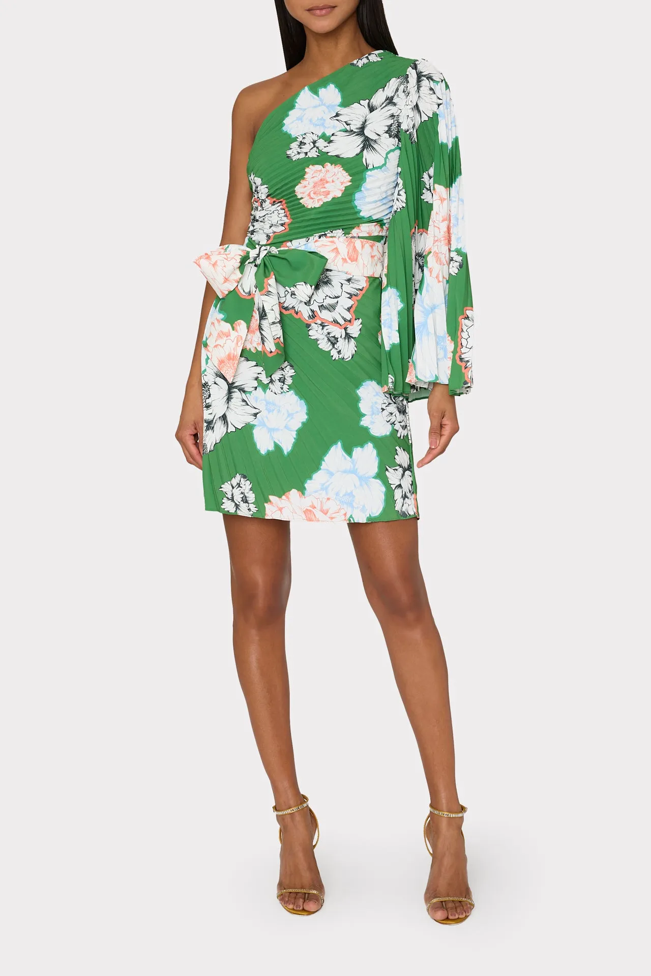 Linden Petals In Bloom Pleated Dress sold by Milly product image thumbnail 2