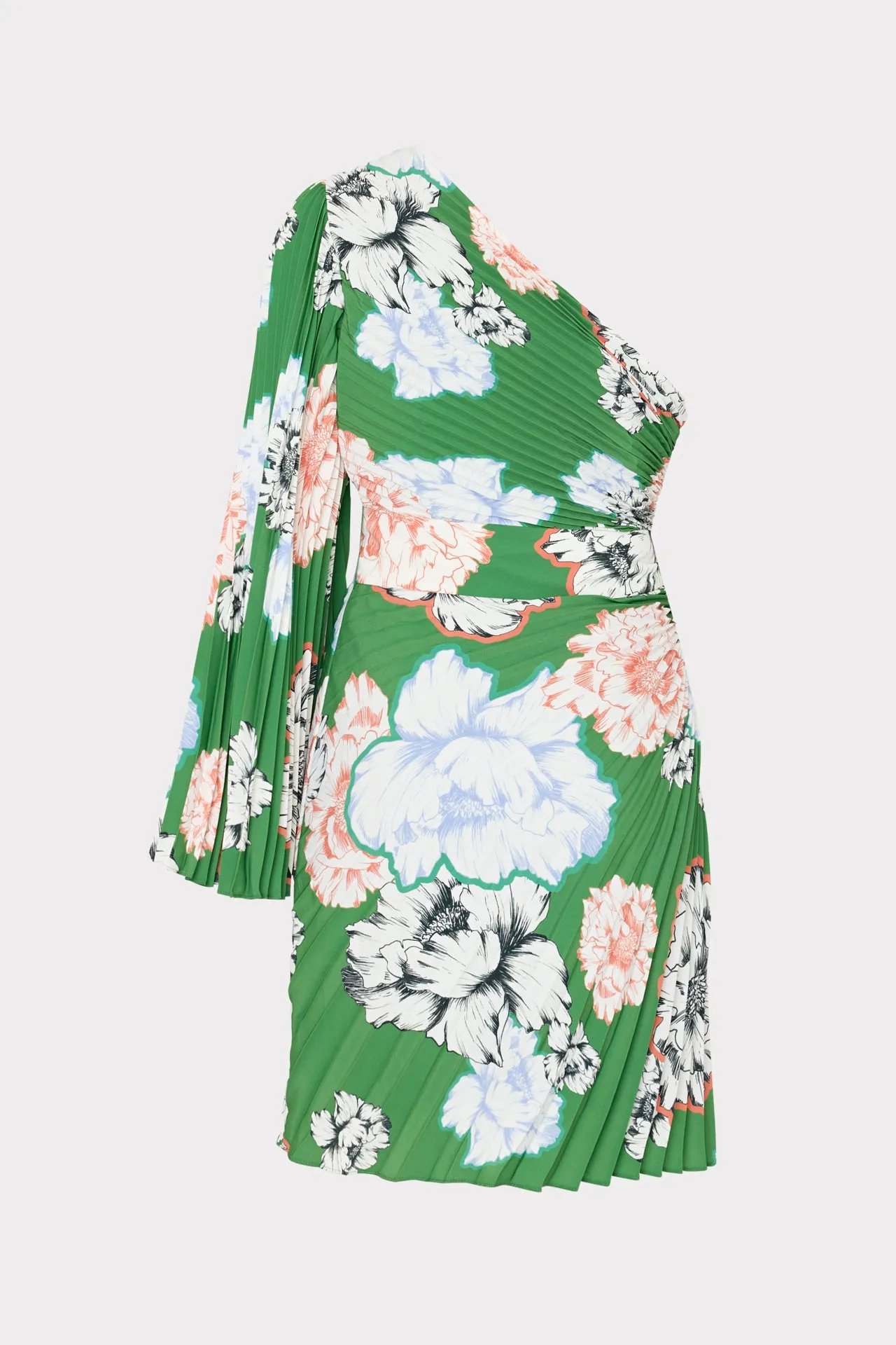 Linden Petals In Bloom Pleated Dress sold by Milly product image thumbnail 5