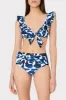 Ocean Puzzle Tie Bikini Bottom sold by Milly