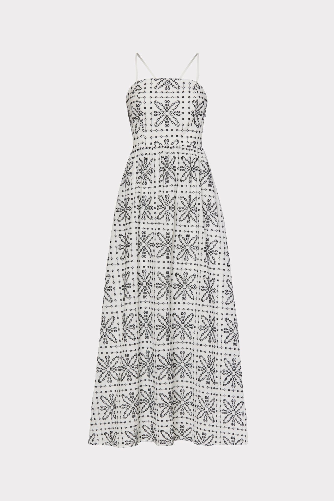 Esme Tile Eyelet Dress sold by Milly