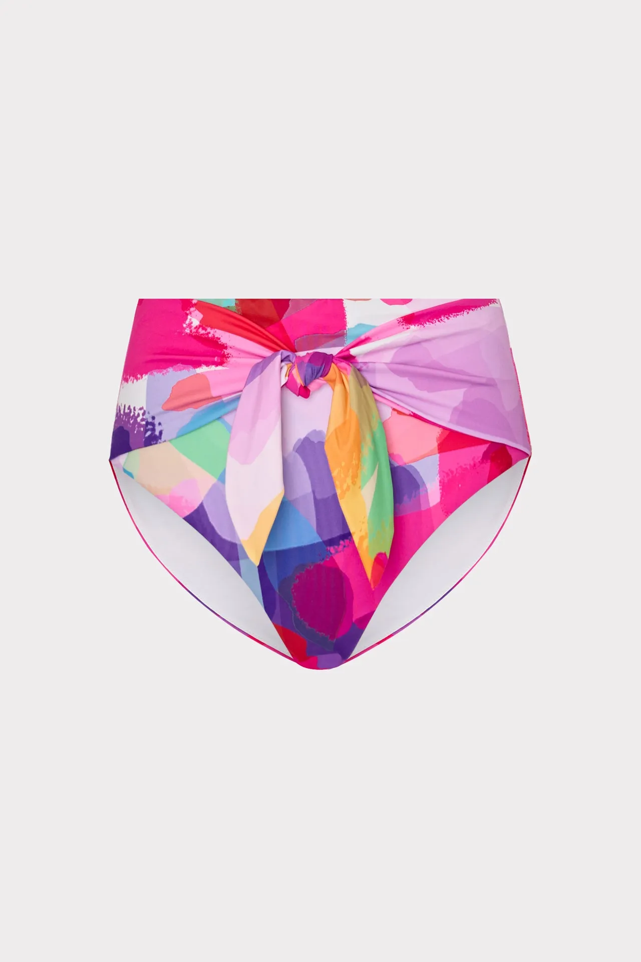 Rainbow Waterfall Tie Bikini Bottom sold by Milly